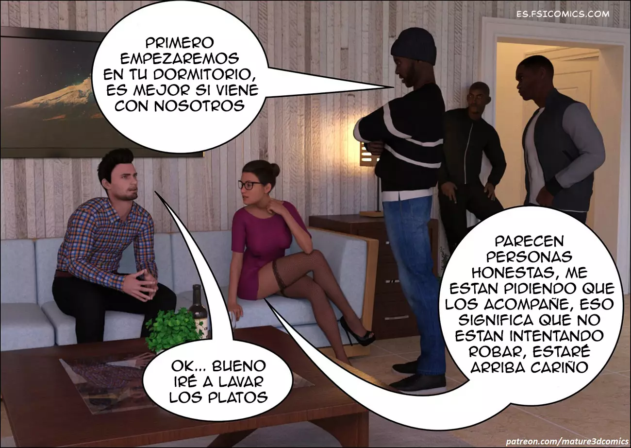 Slut Wife Gangbang Capítulo 1 – Mature3DComics - 4 - FSI Comics slut-wife-gangbang-capítulo-1-mature3dcomics-004
