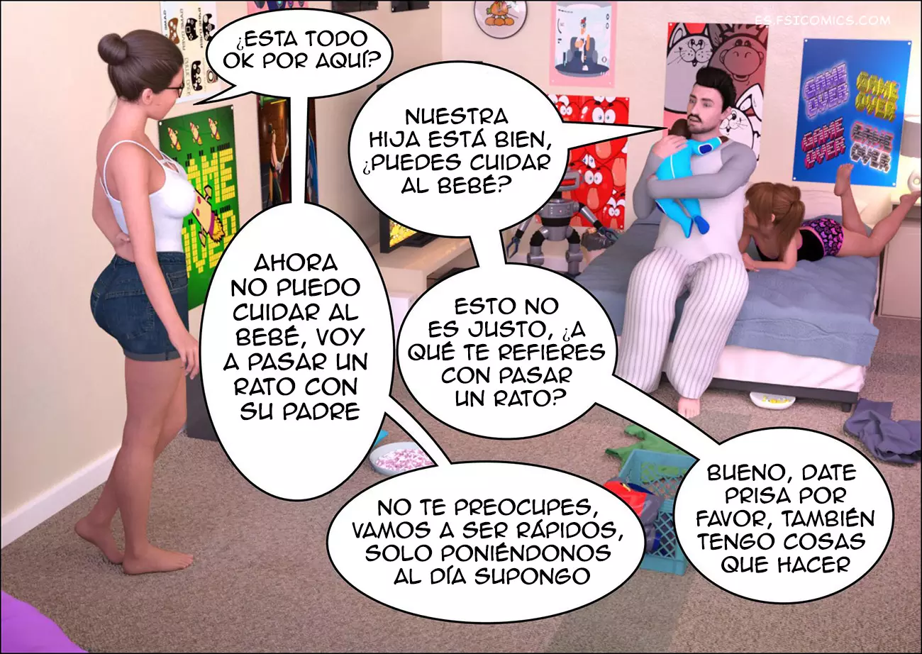 Slut Wife Gangbang Capítulo 2 – Mature3DComics - 8 - FSI Comics slut-wife-gangbang-capítulo-2-mature3dcomics-008