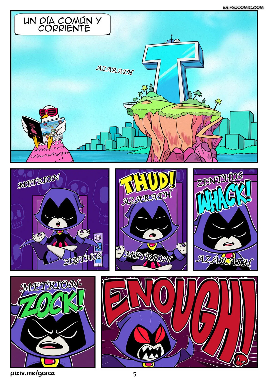 Un Ala De Ayuda (Teen Titans Go) – Garabatoz - 2 - FSI Comics un ala de ayuda teen titans go garabatoz 002
