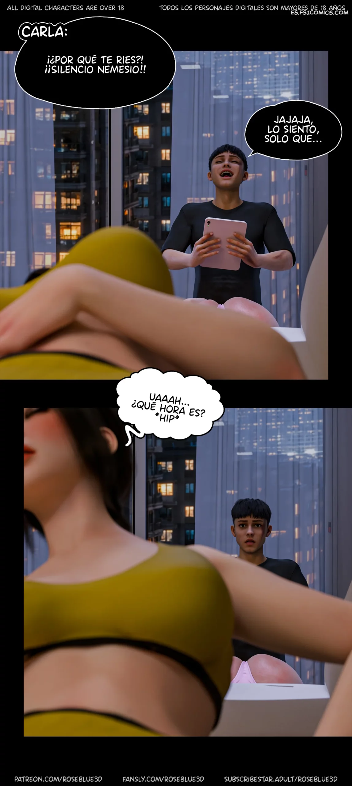 Despedido Capítulo 7 – Rose Blue 3D - 50 - FSI Comics despedido capitulo 7 rose blue 3d 050