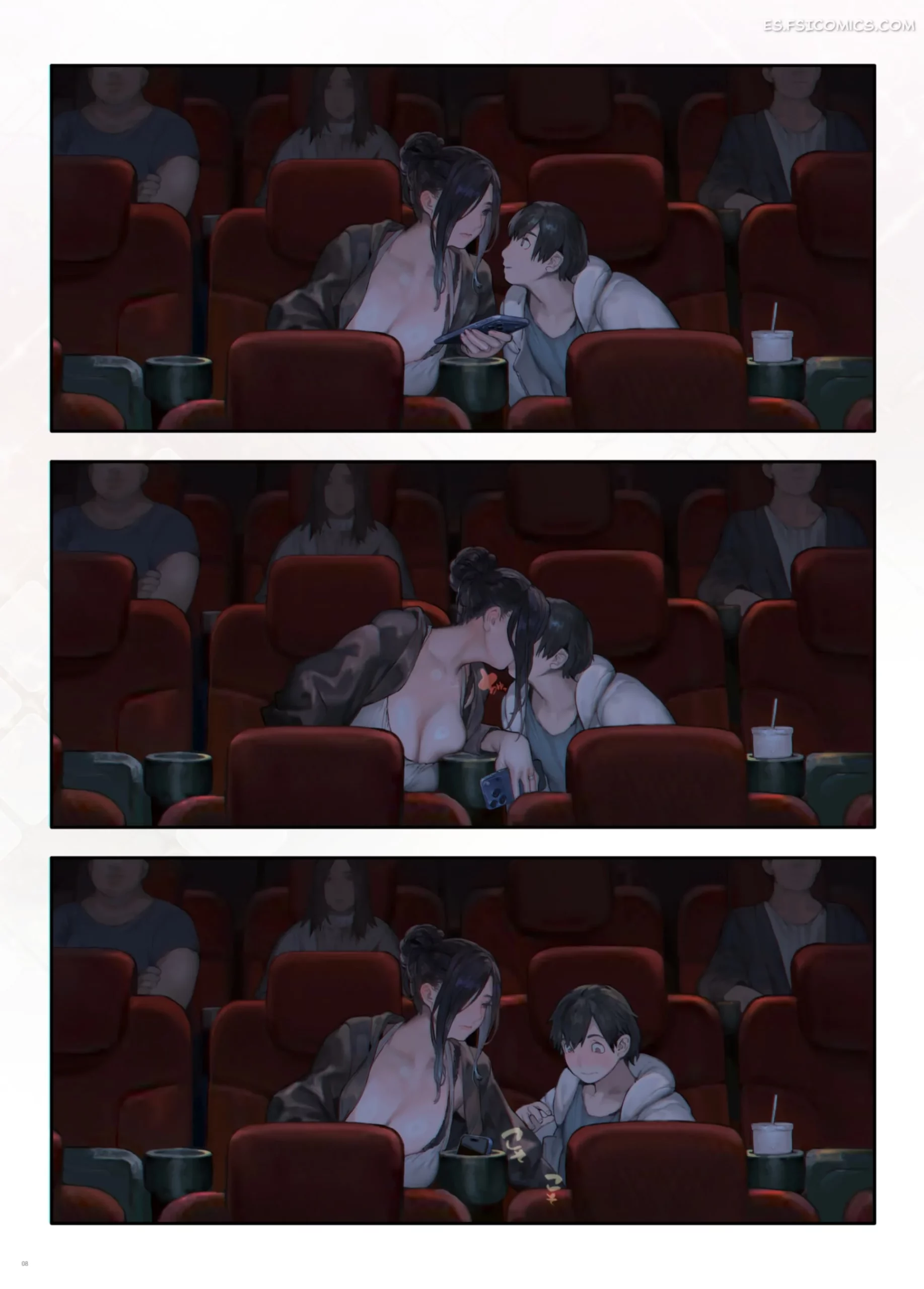 La Esposa De Mi Vecino VA Al Cine, Pero No Para Ver Películas – Aoin - 7 - FSI Comics la esposa de mi vecino va al cine pero no para ver peliculas aoin 007