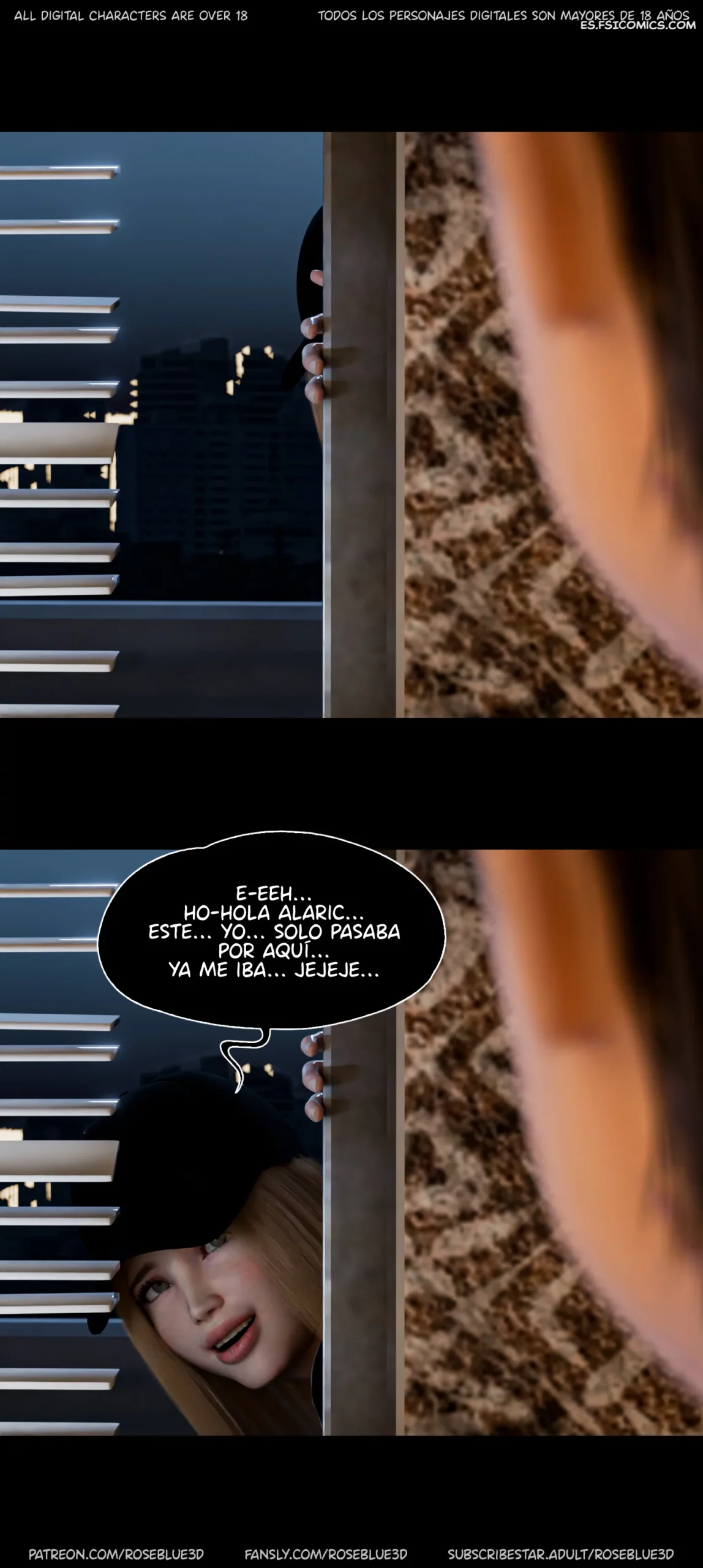 La Viuda De Mi Vecina Capítulo 53 – Rose Blue 3D - 14 - FSI Comics la viuda de mi vecina capitulo 53 rose blue 3d 014