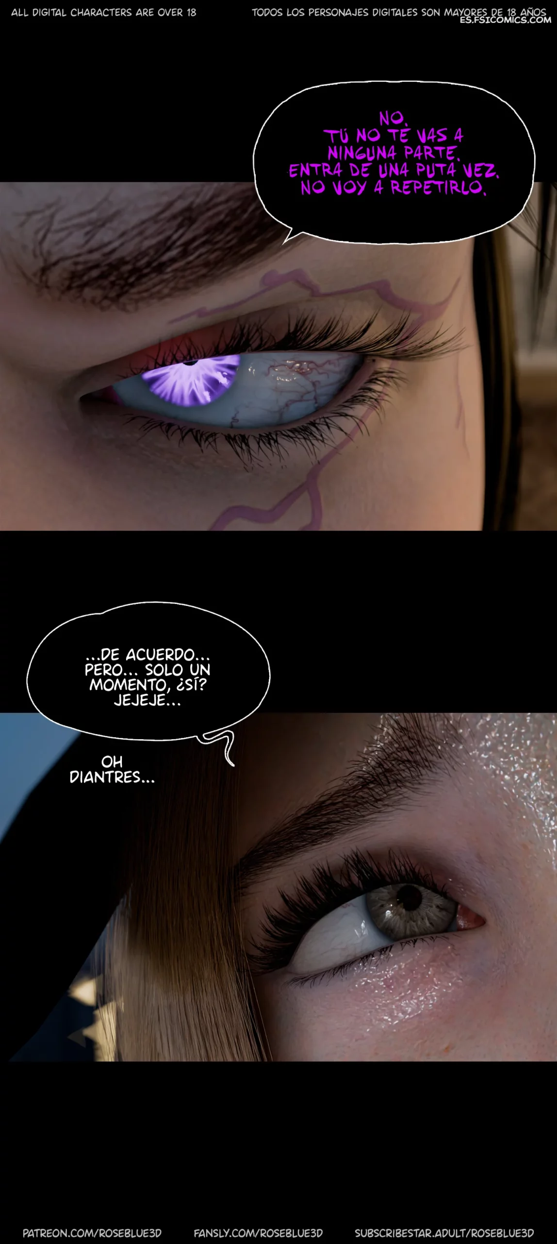 La Viuda De Mi Vecina Capítulo 53 – Rose Blue 3D - 15 - FSI Comics la viuda de mi vecina capitulo 53 rose blue 3d 015