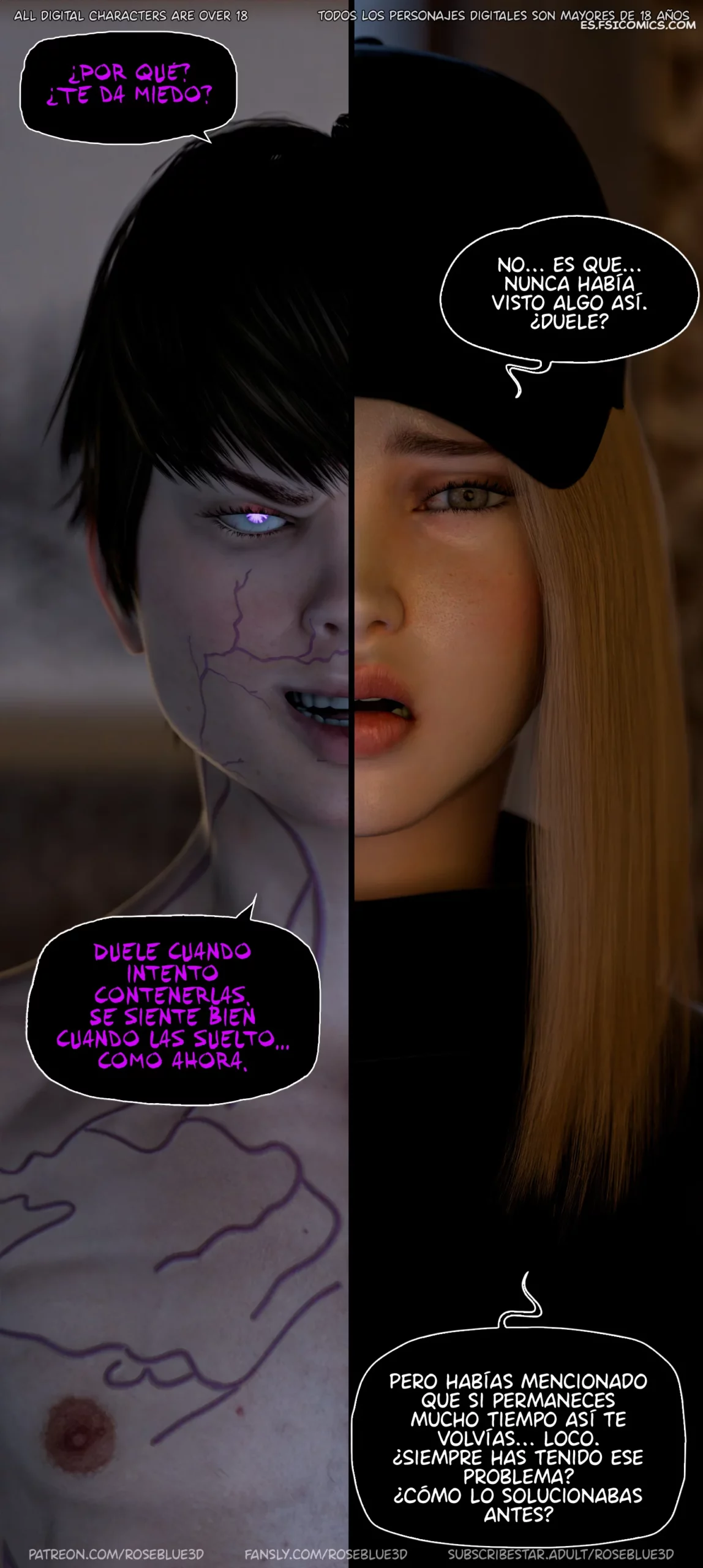 La Viuda De Mi Vecina Capítulo 53 – Rose Blue 3D - 19 - FSI Comics la viuda de mi vecina capitulo 53 rose blue 3d 019