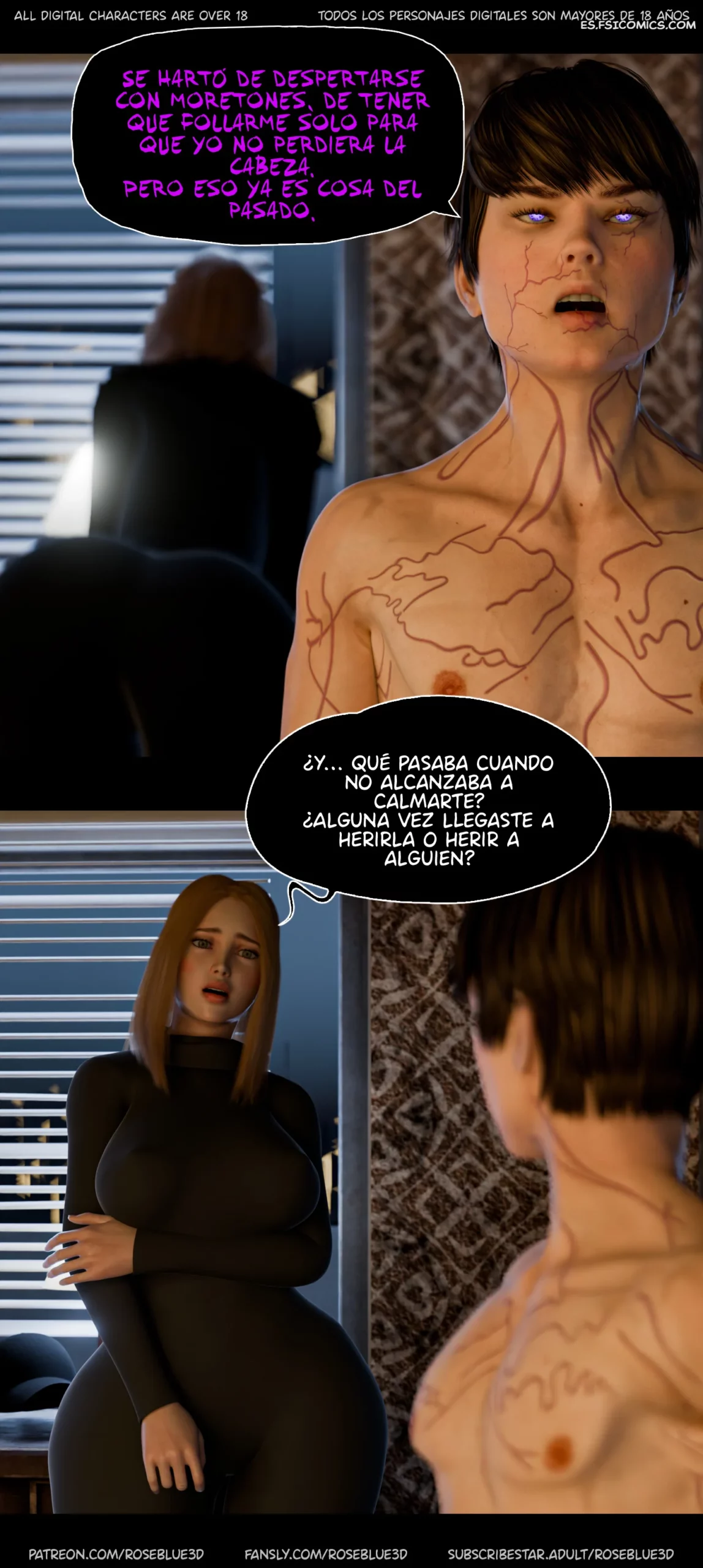 La Viuda De Mi Vecina Capítulo 53 – Rose Blue 3D - 23 - FSI Comics la viuda de mi vecina capitulo 53 rose blue 3d 023