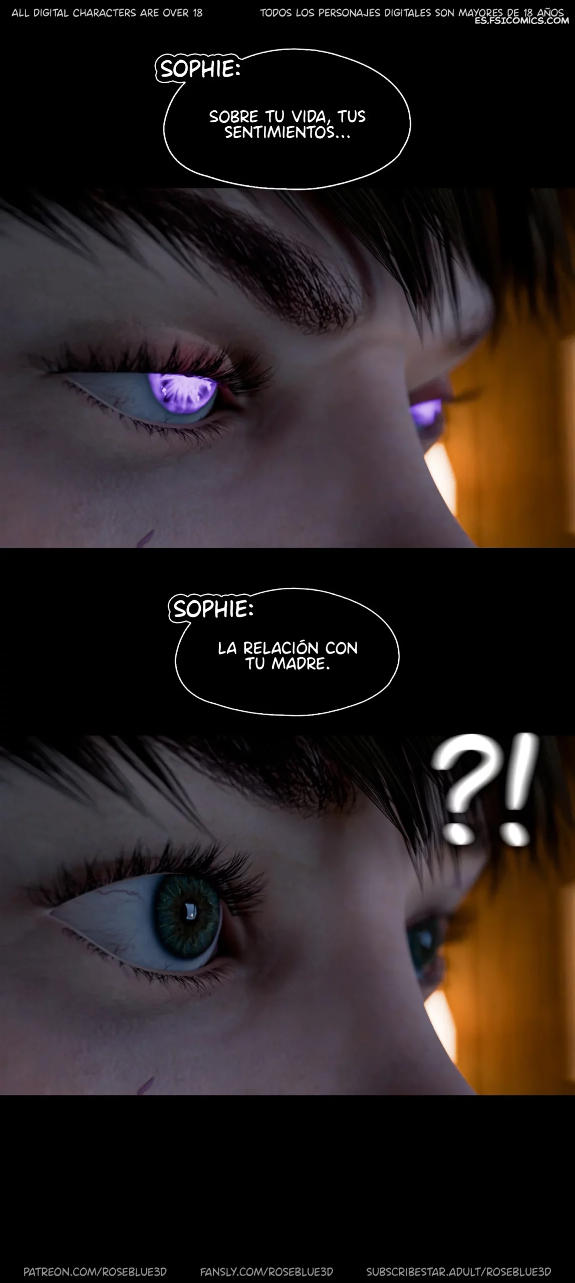 La Viuda De Mi Vecina Capítulo 53 – Rose Blue 3D - 28 - FSI Comics la viuda de mi vecina capitulo 53 rose blue 3d 028