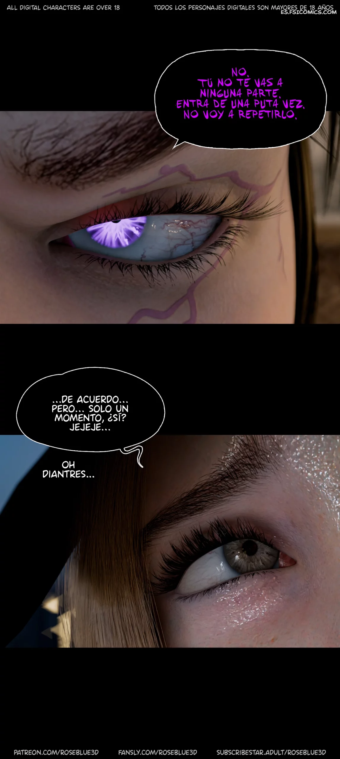 La Viuda De Mi Vecina Capítulo 53 – Rose Blue 3D - 58 - FSI Comics la viuda de mi vecina capitulo 53 rose blue 3d 058