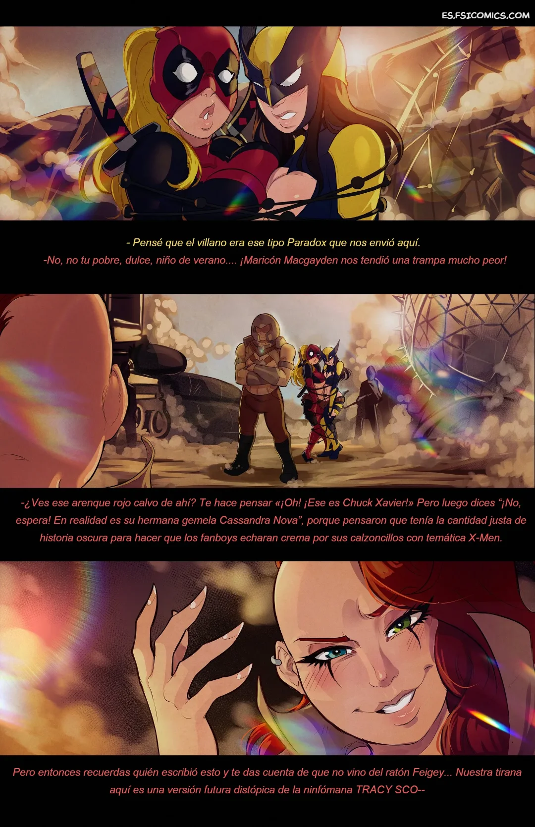 Lady Deadpool and Wolverine Lady – Tracy Scops - 4 - FSI Comics lady deadpool and wolverine lady tracy scops 004