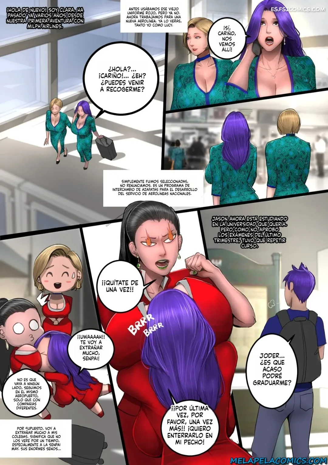 Milf Airline: Mi Querido Sr. Piloto – Scarlett Ann - 4 - FSI Comics milf airline mi querido sr piloto scarlett ann 004