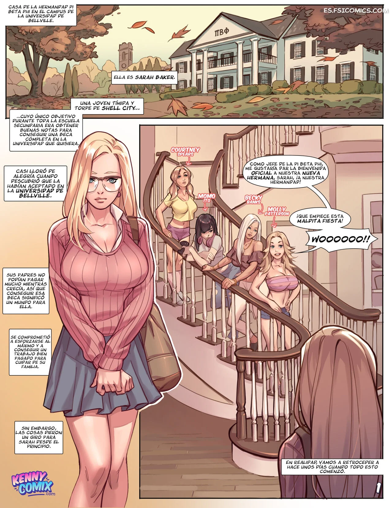 Naughty Sorority - The New Pledge - Kenny Comix - 2 - FSI Comics naughty sorority the new pledge kenny comix 002