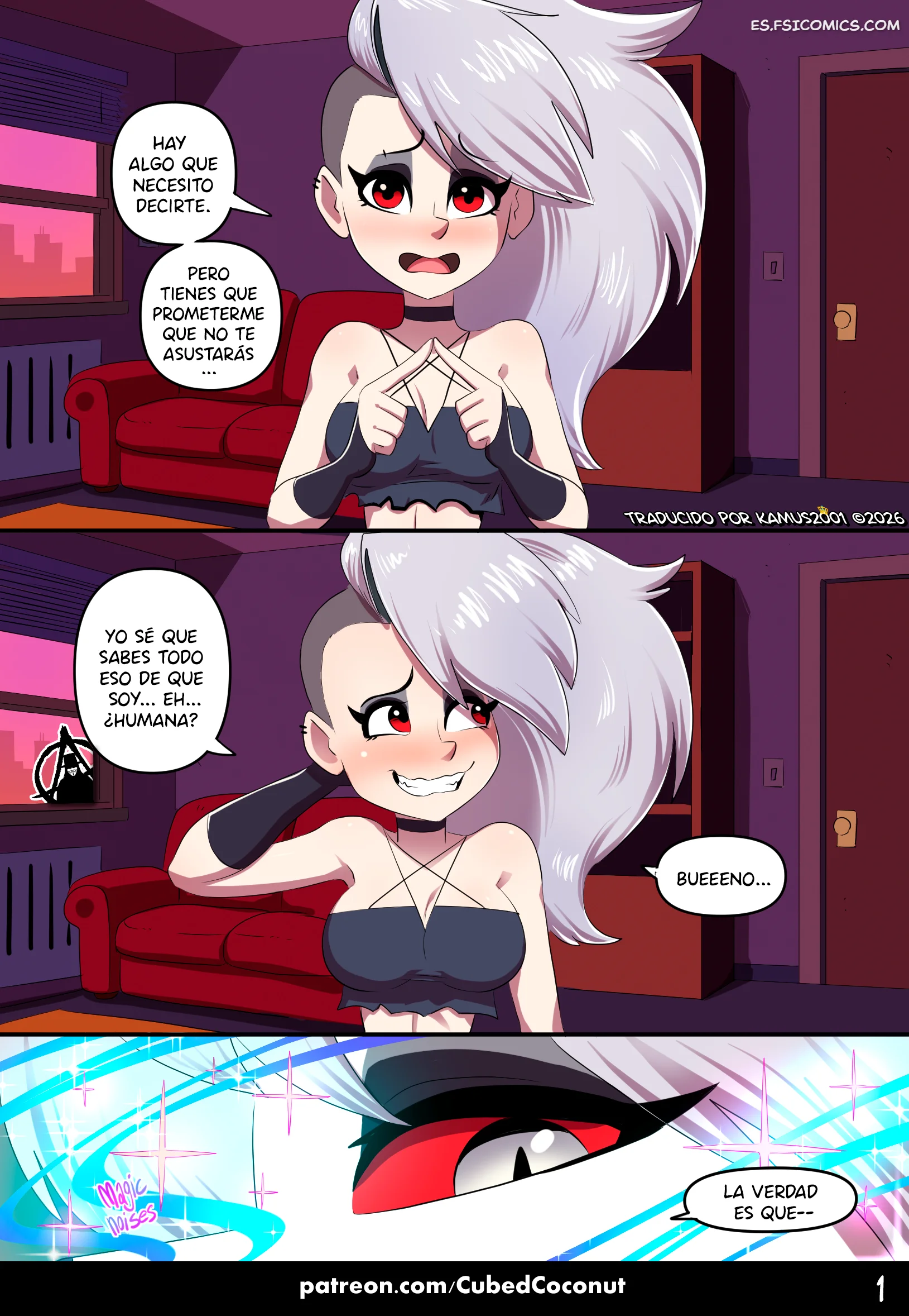 the human and the hellhound helluva boss cubedcoconut 001