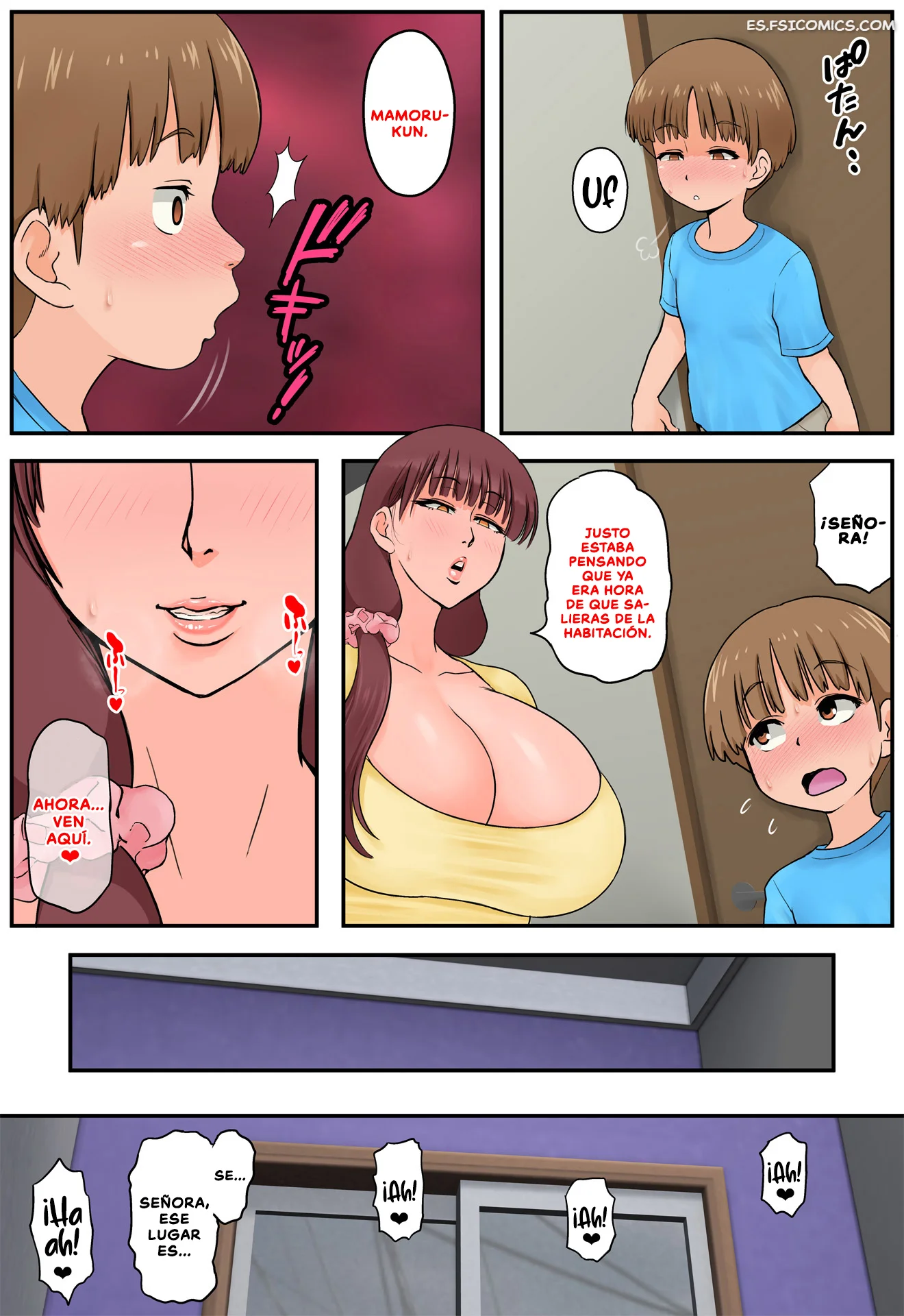 tuve sexo salvaje con la mama de mi amiga de la infancia en el bano rapurando 022