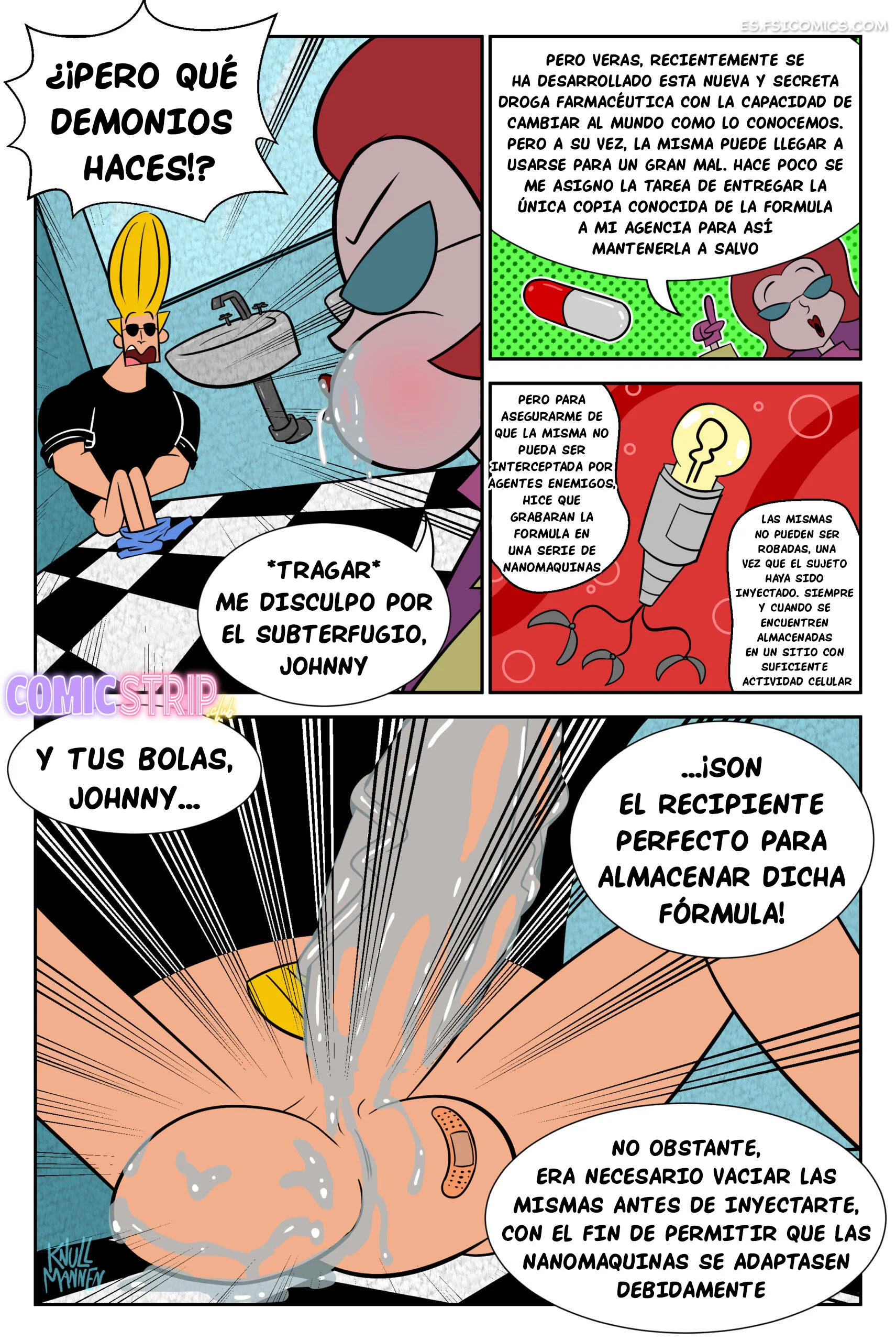 Una Gota de tu Semilla (Johnny Bravo) – Knullmannen - 9 - FSI Comics una gota de tu semilla johnny bravo knullmannen 009