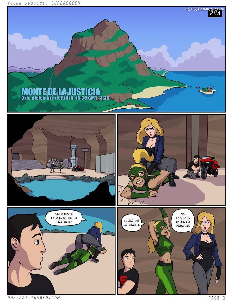 Young Justice Supergreen – Rha - 2 - FSI Comics young justice supergreen rha 002