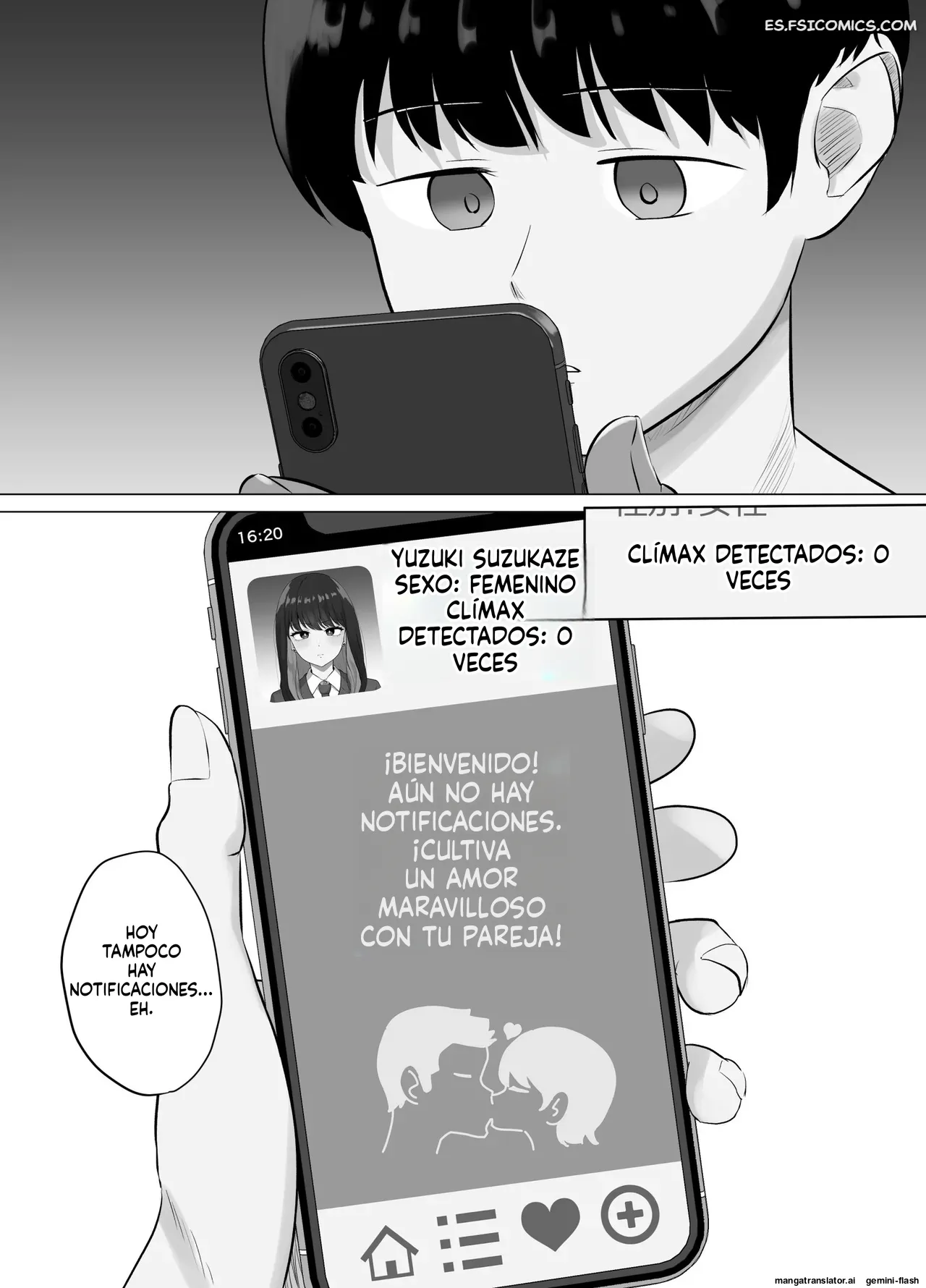App De Detección De Clímax: Notificaciones Ininterrumpidas De Cuernos – Sora Paprika - 9 - FSI Comics app de deteccion de climax notificaciones ininterrumpidas de cuernos sora paprika 009