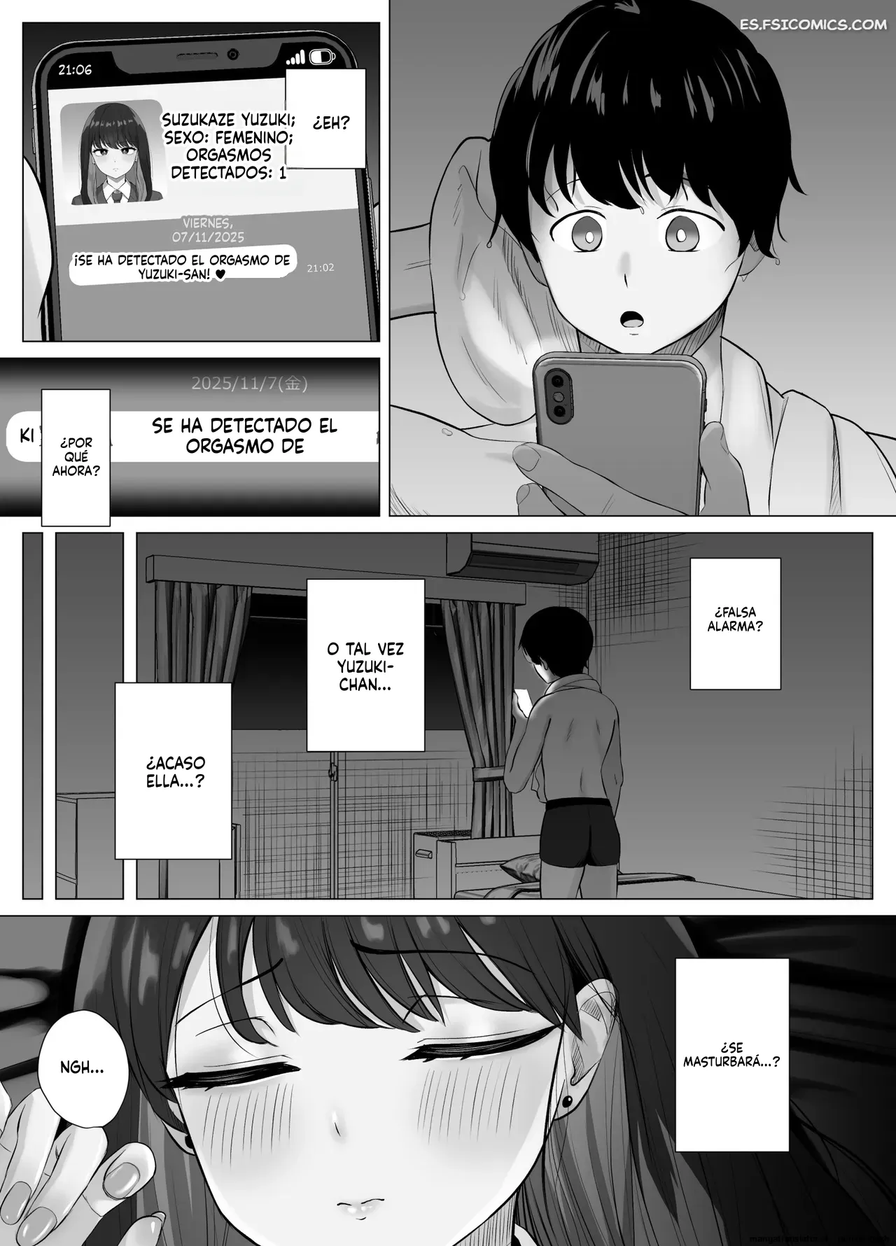 App De Detección De Clímax: Notificaciones Ininterrumpidas De Cuernos – Sora Paprika - 13 - FSI Comics app de deteccion de climax notificaciones ininterrumpidas de cuernos sora paprika 013