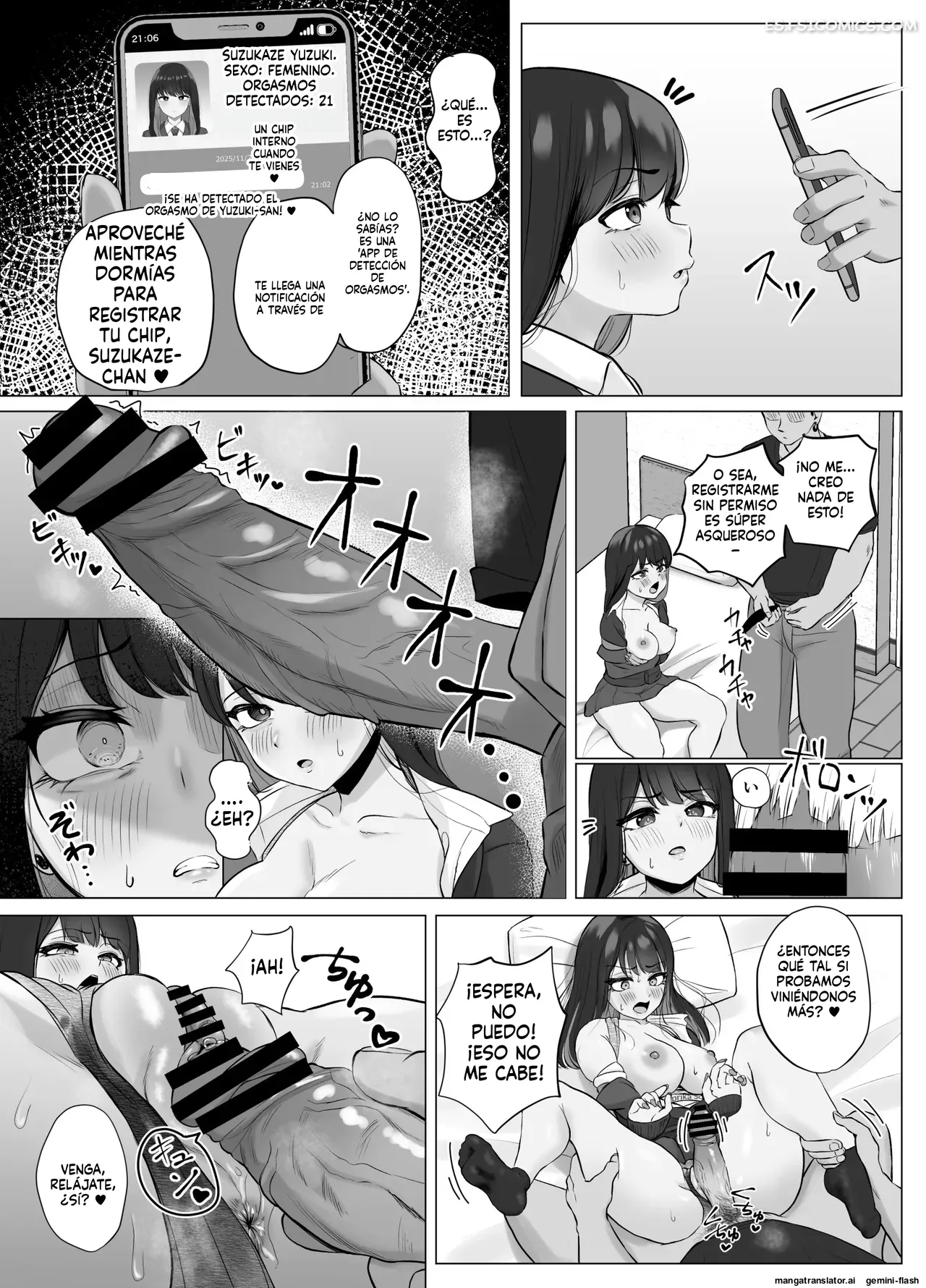 App De Detección De Clímax: Notificaciones Ininterrumpidas De Cuernos – Sora Paprika - 23 - FSI Comics app de deteccion de climax notificaciones ininterrumpidas de cuernos sora paprika 023