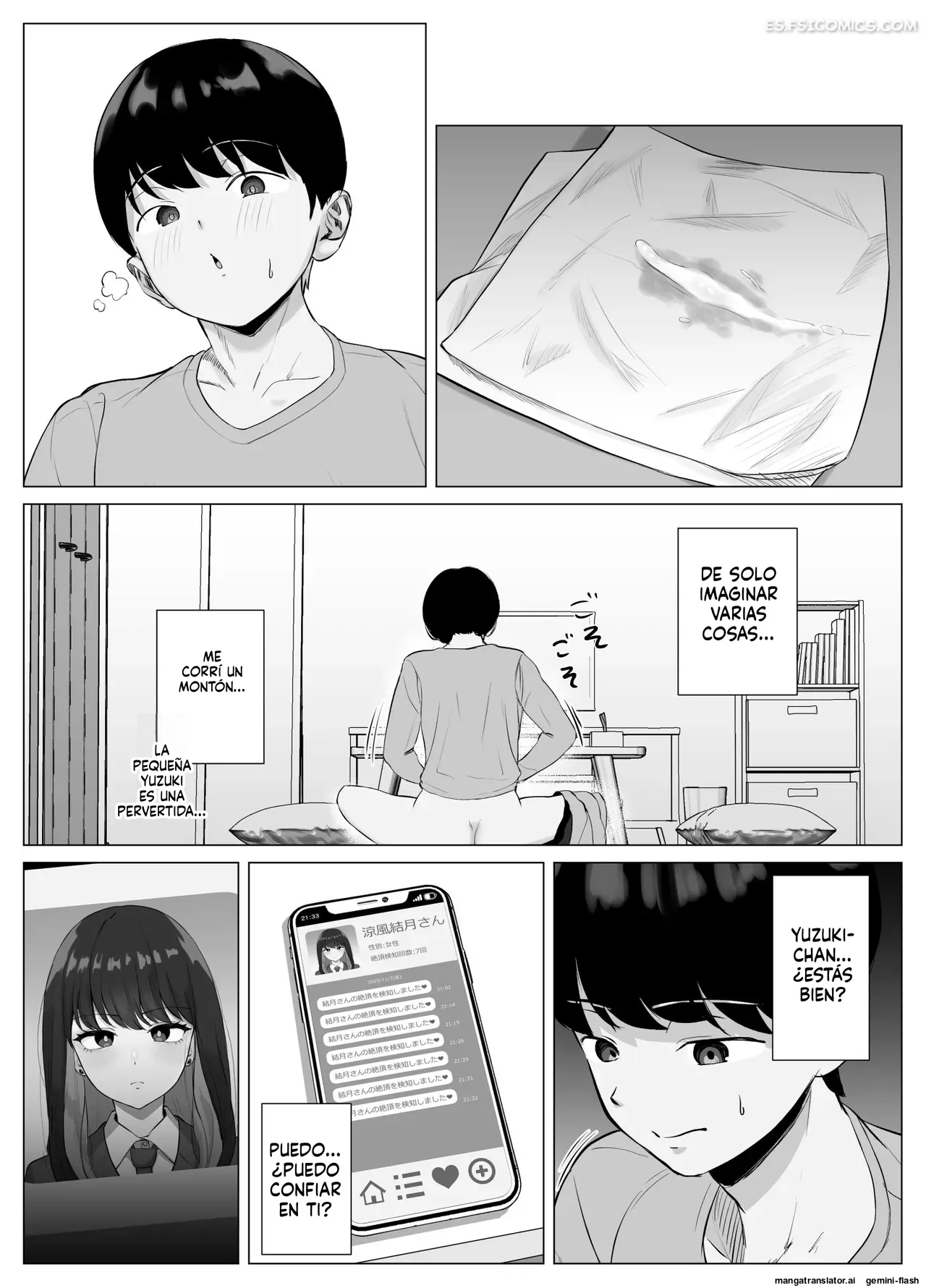 App De Detección De Clímax: Notificaciones Ininterrumpidas De Cuernos – Sora Paprika - 38 - FSI Comics app de deteccion de climax notificaciones ininterrumpidas de cuernos sora paprika 038