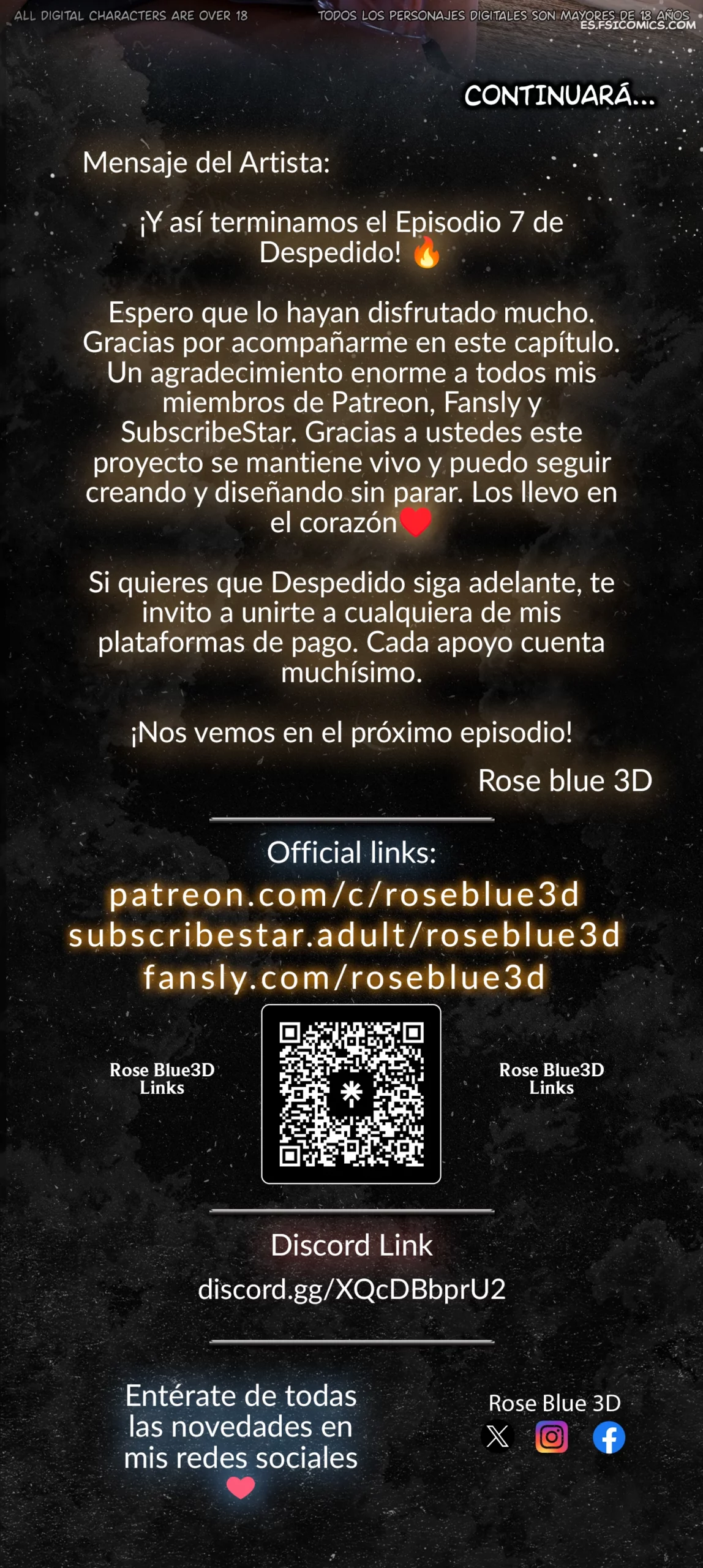 Despedido Capítulo 7 – Rose Blue 3D - 88 - FSI Comics despedido capitulo 7 rose blue 3d 088