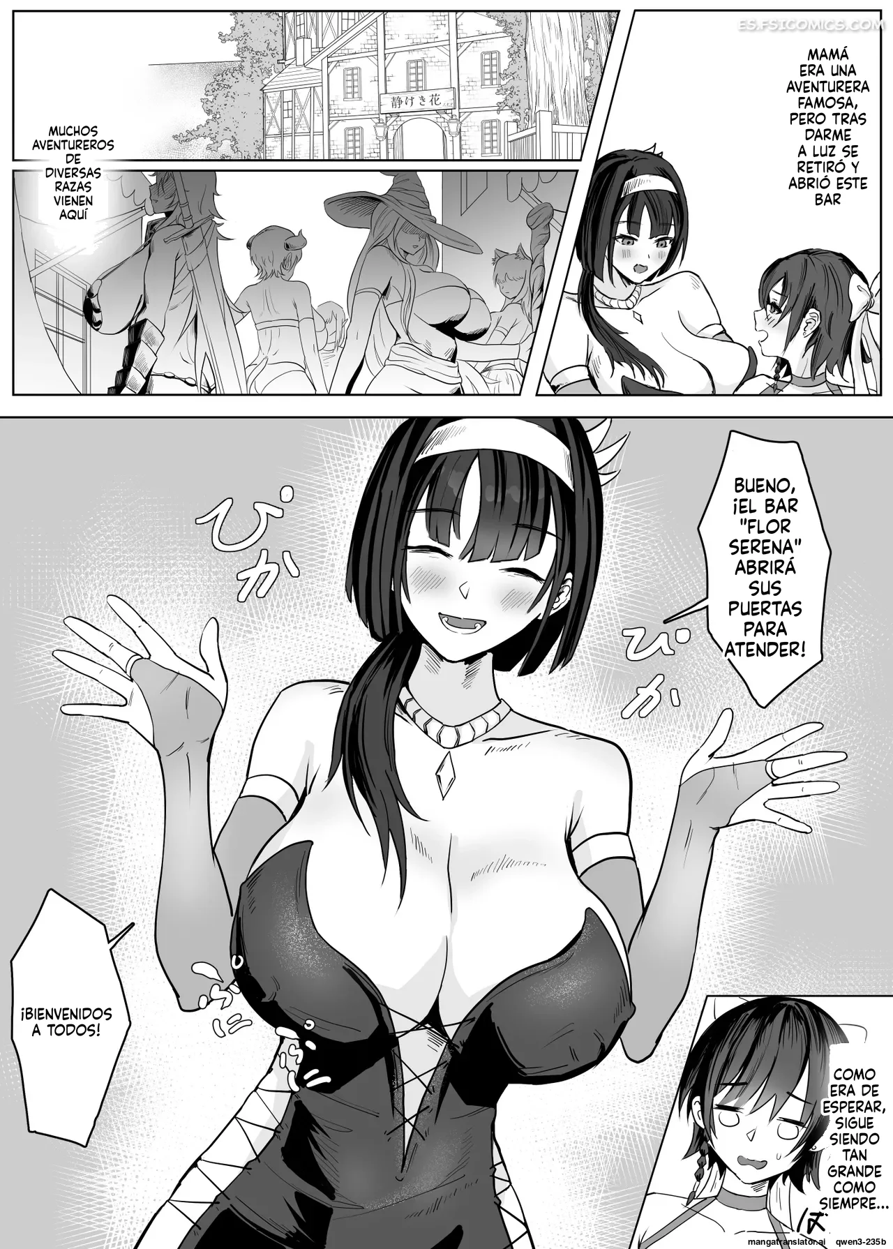 ¿Es el bar que dirige mi mamá una taberna Isekai Yuri? – Sekka Mushi - 3 - FSI Comics es el bar que dirige mi mama una taberna isekai yuri sekka mushi 003