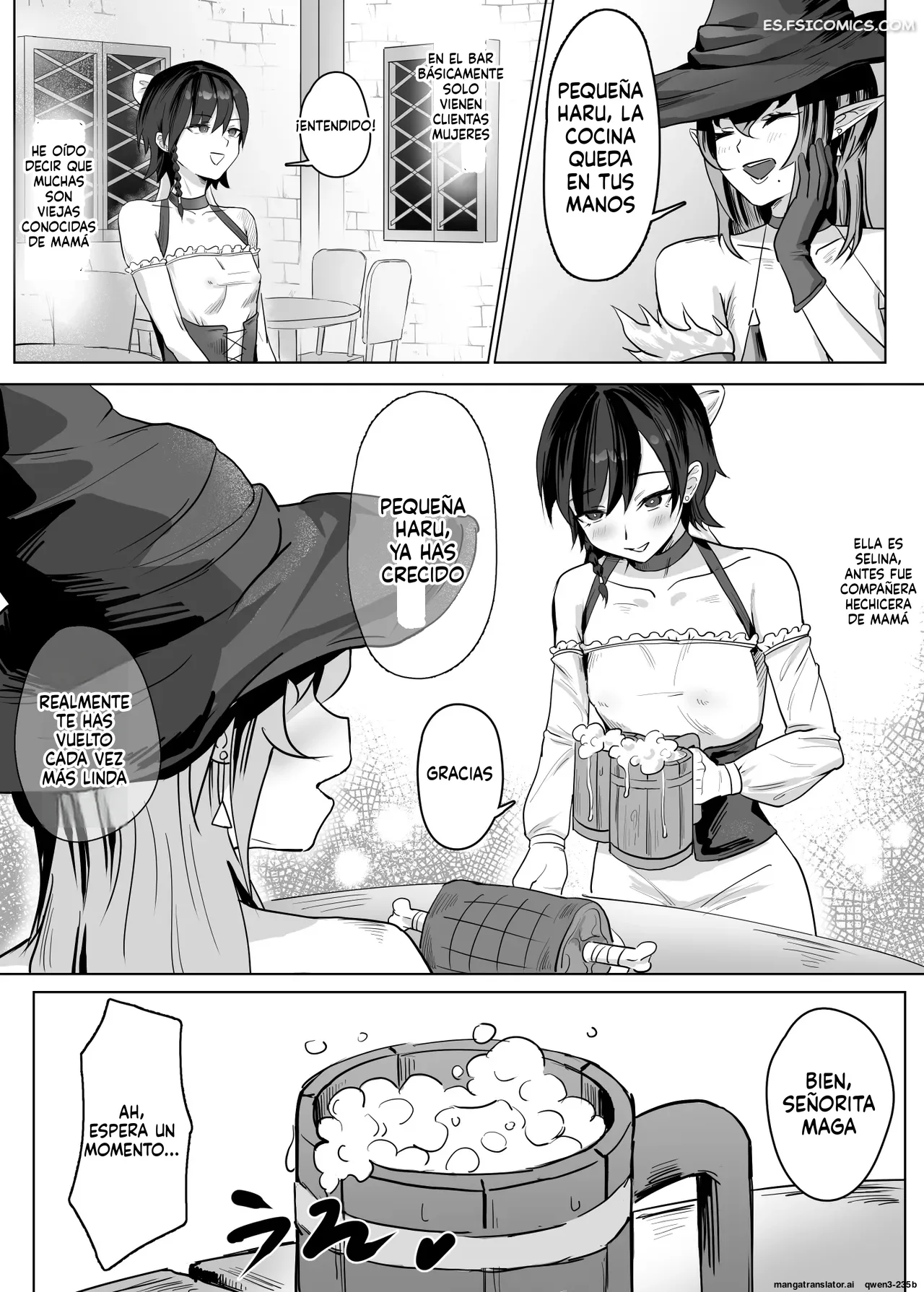 ¿Es el bar que dirige mi mamá una taberna Isekai Yuri? – Sekka Mushi - 4 - FSI Comics es el bar que dirige mi mama una taberna isekai yuri sekka mushi 004