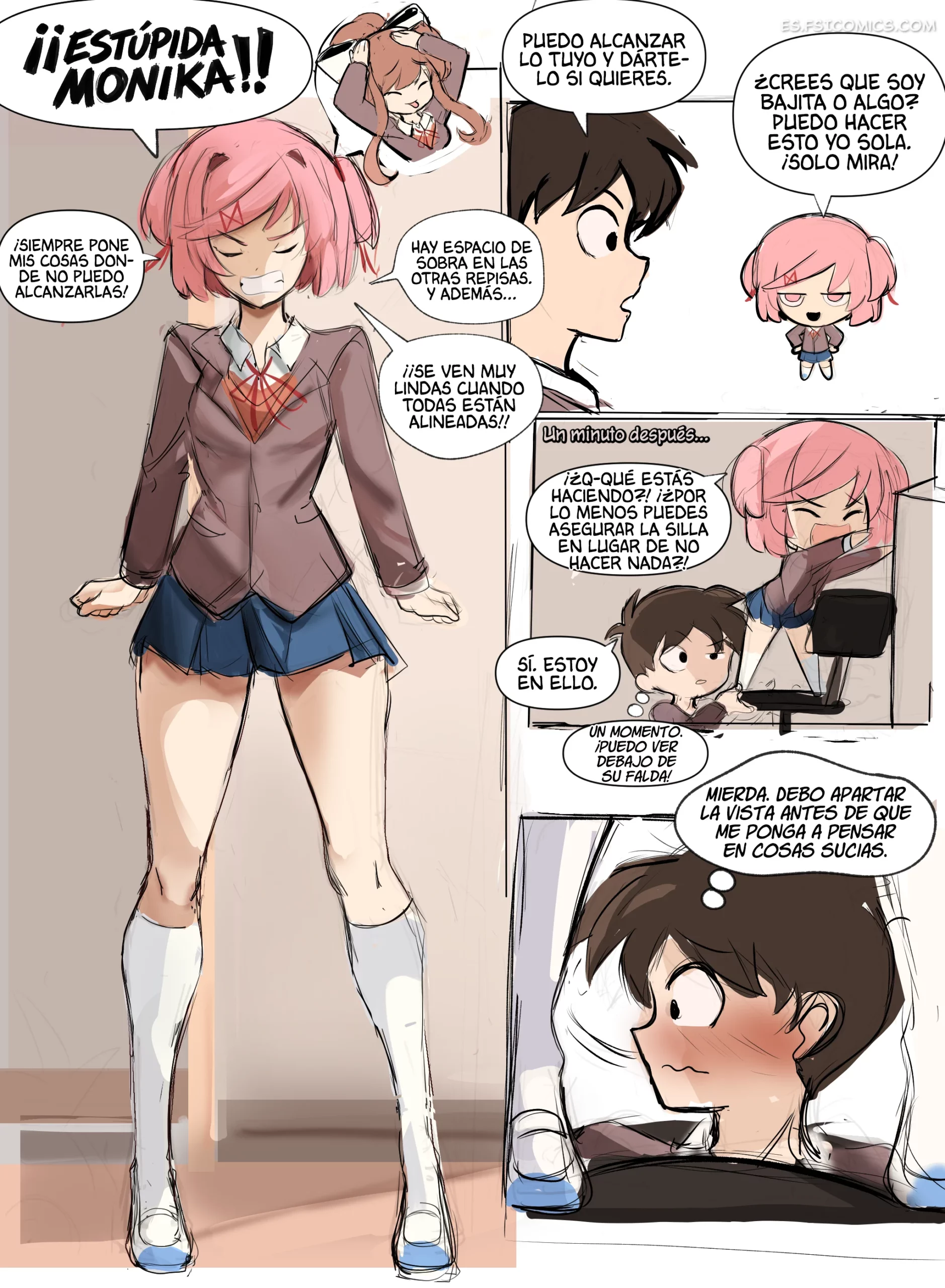 Juega Conmigo (Doki Doki Literature Club) – RakeemSpoon - 2 - FSI Comics juega conmigo doki doki literature club rakeemspoon 002