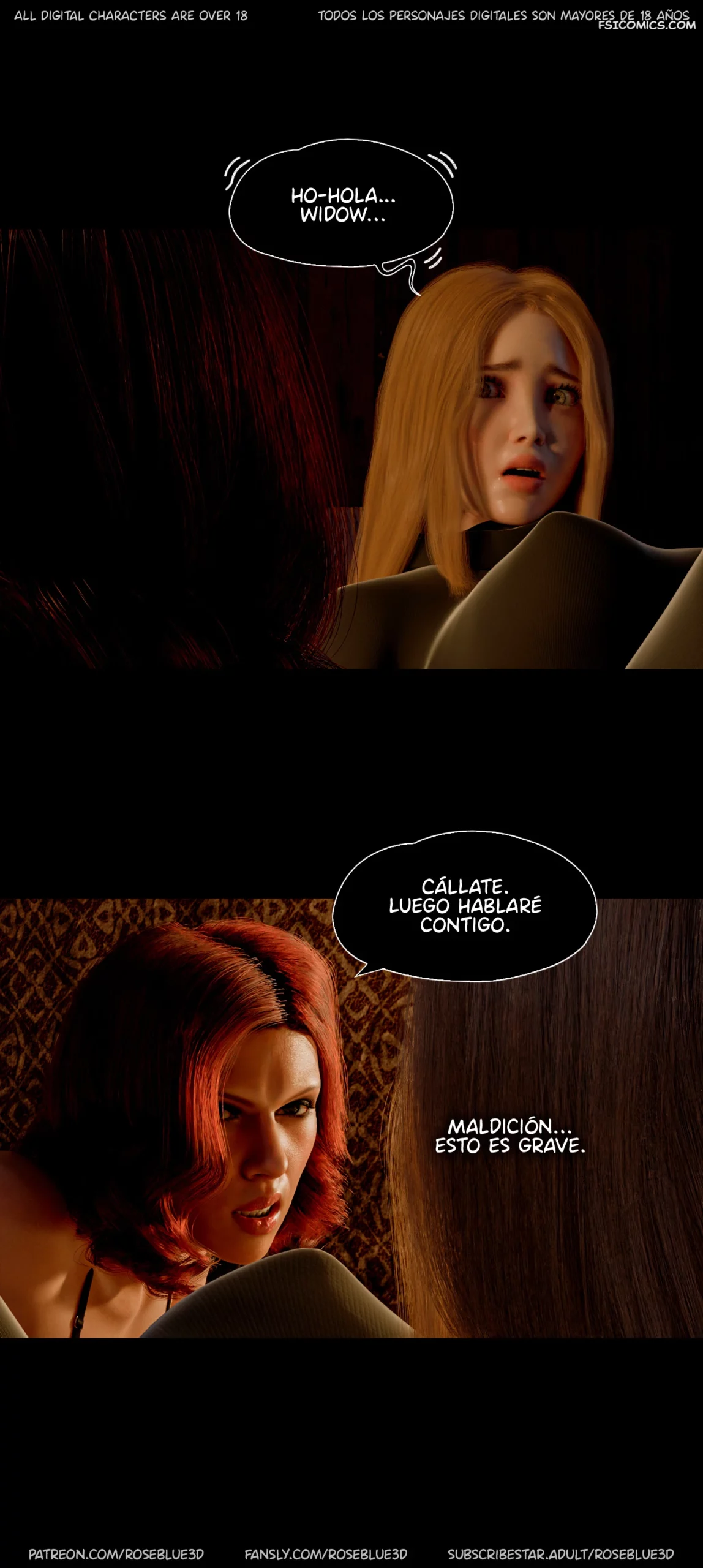 La Viuda De Mi Vecina Capítulo 54 – Rose Blue 3D - 36 - FSI Comics la viuda de mi vecina capitulo 54 rose blue 3d 036