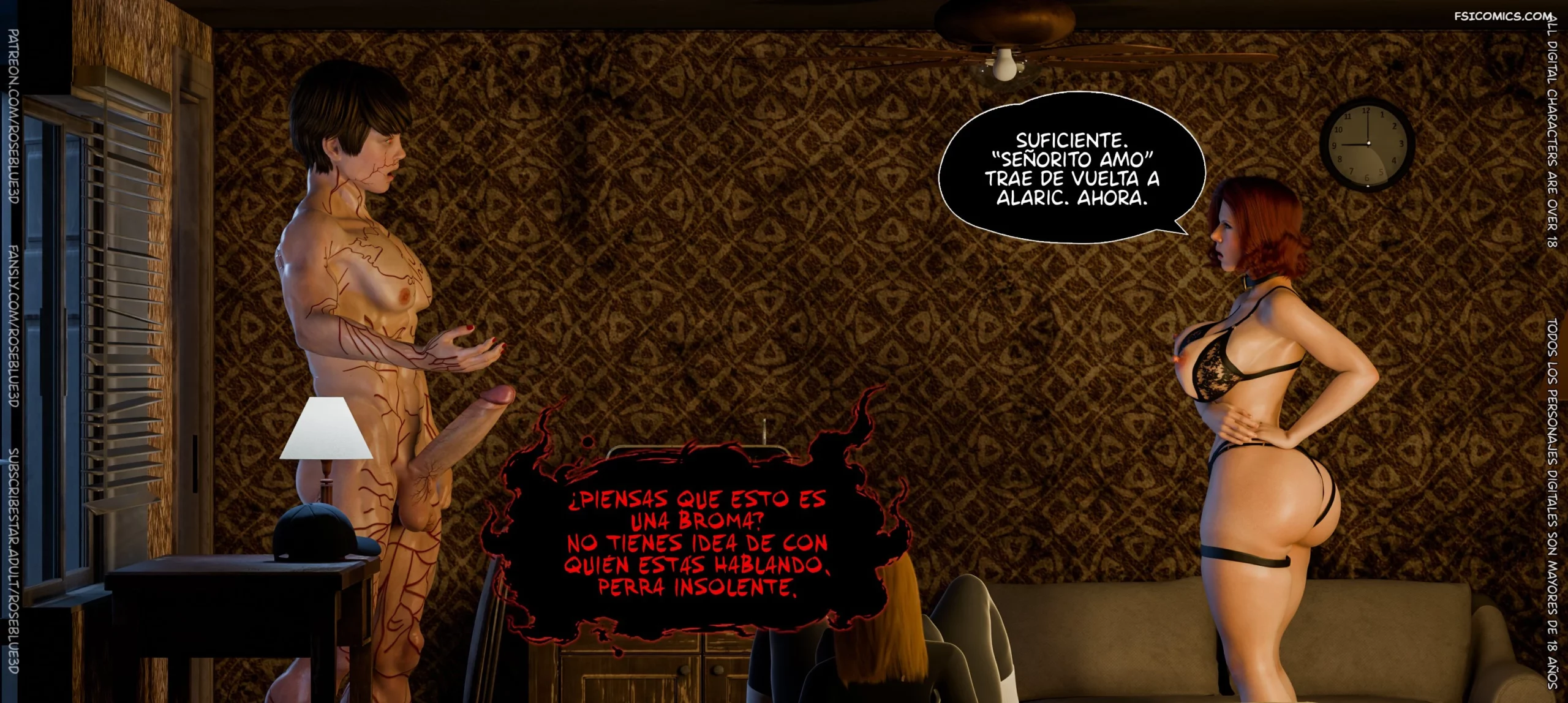 La Viuda De Mi Vecina Capítulo 54 – Rose Blue 3D - 39 - FSI Comics la viuda de mi vecina capitulo 54 rose blue 3d 039