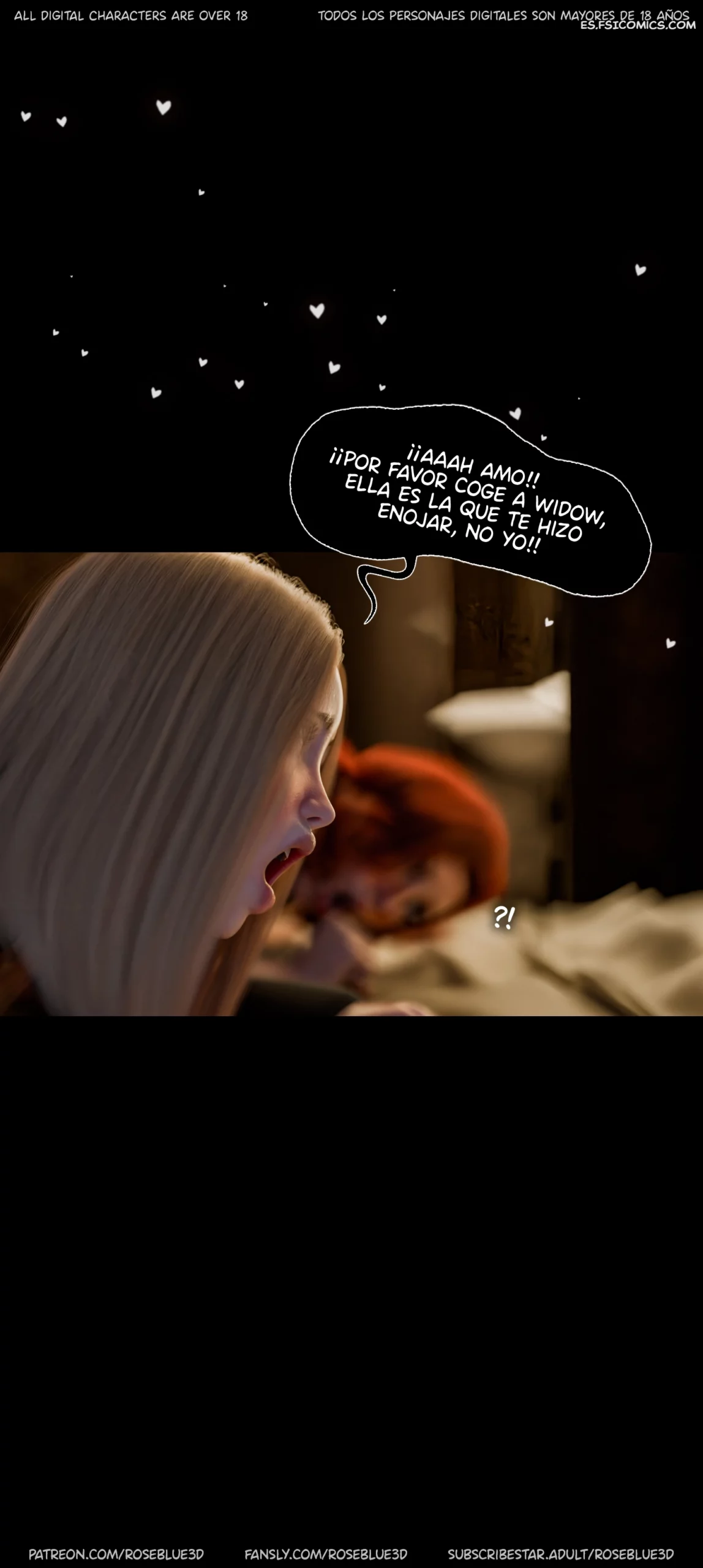 La Viuda De Mi Vecina Capítulo 54 – Rose Blue 3D - 99 - FSI Comics la viuda de mi vecina capitulo 54 rose blue 3d 099