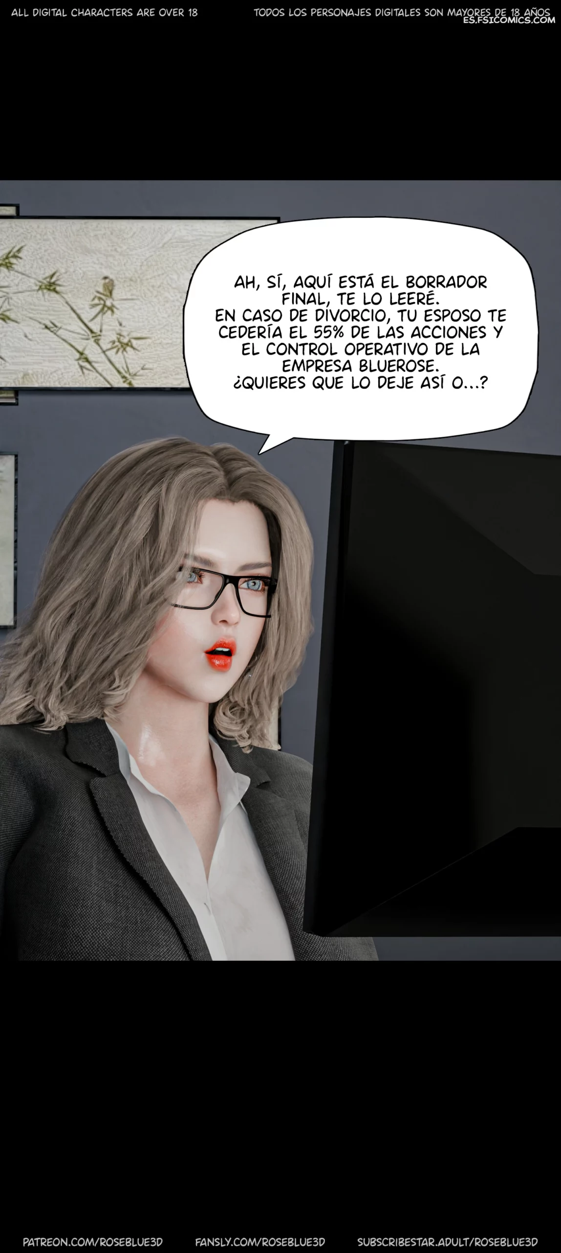 Despedido Capítulo 8 – Rose Blue 3D - 11 - FSI Comics despedido capitulo 8 rose blue 3d 011