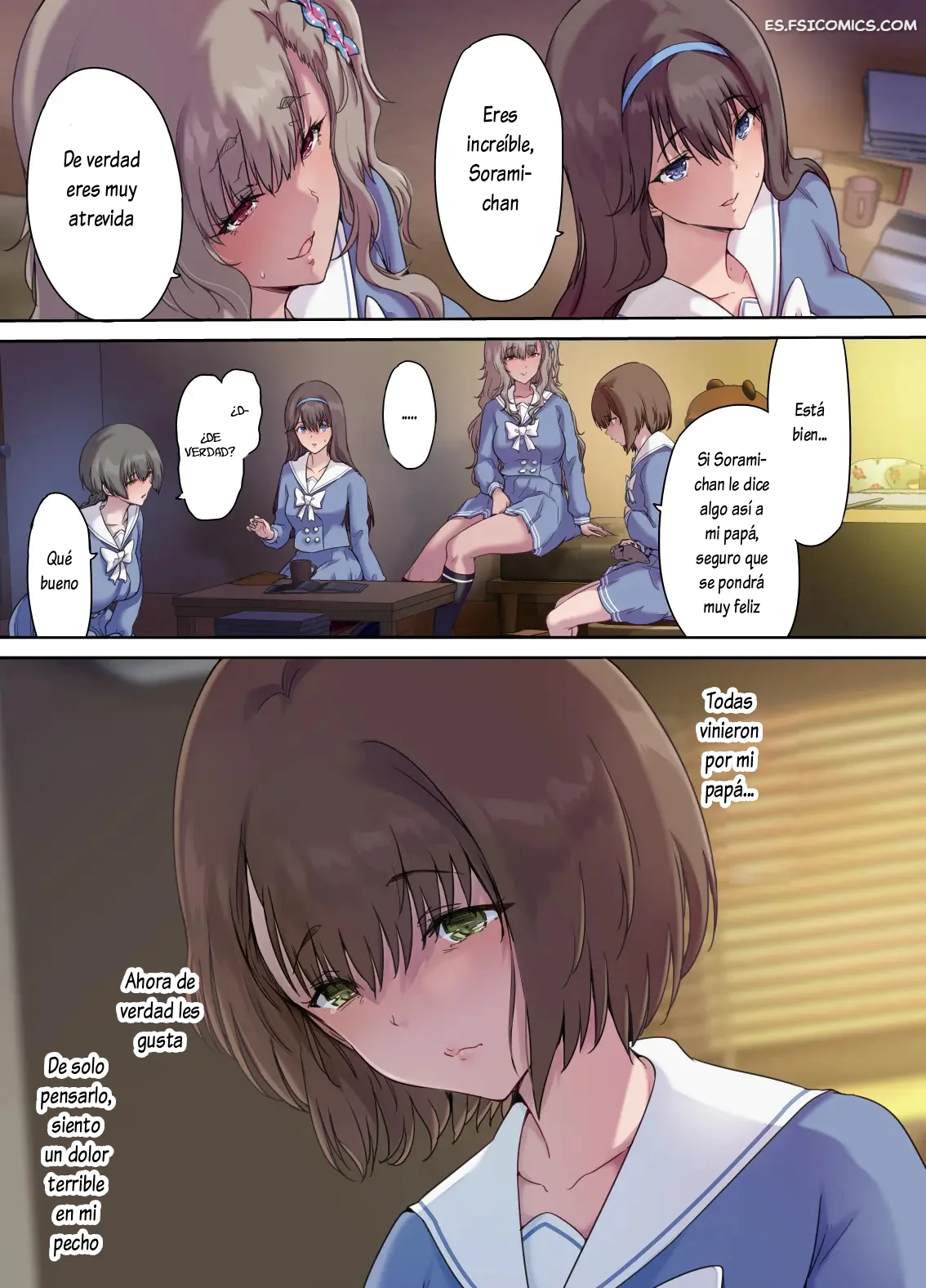 El Dormitorio De Papá Se Convirtió En UN Lugar De Reunión Para Su Hija Y Sus Amigas Capítulo 4 – Richard Bahman - 4 - FSI Comics el dormitorio de papa se convirtio en un lugar de reunion para su hija y sus amigas capitulo 4 richard bahman 004