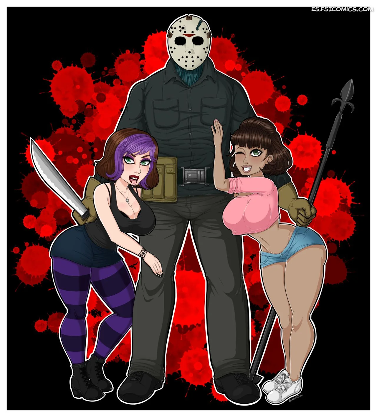 Friday the 13th – Cabin Fever – GatorChan - 2 - FSI Comics friday the 13th cabin fever gatorchan 002