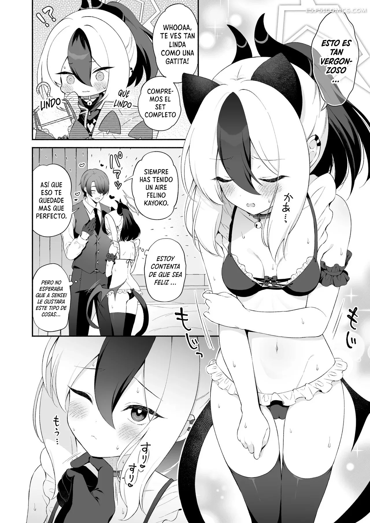 kayoko quiere ser la gatita de sensei komi zumiko 008