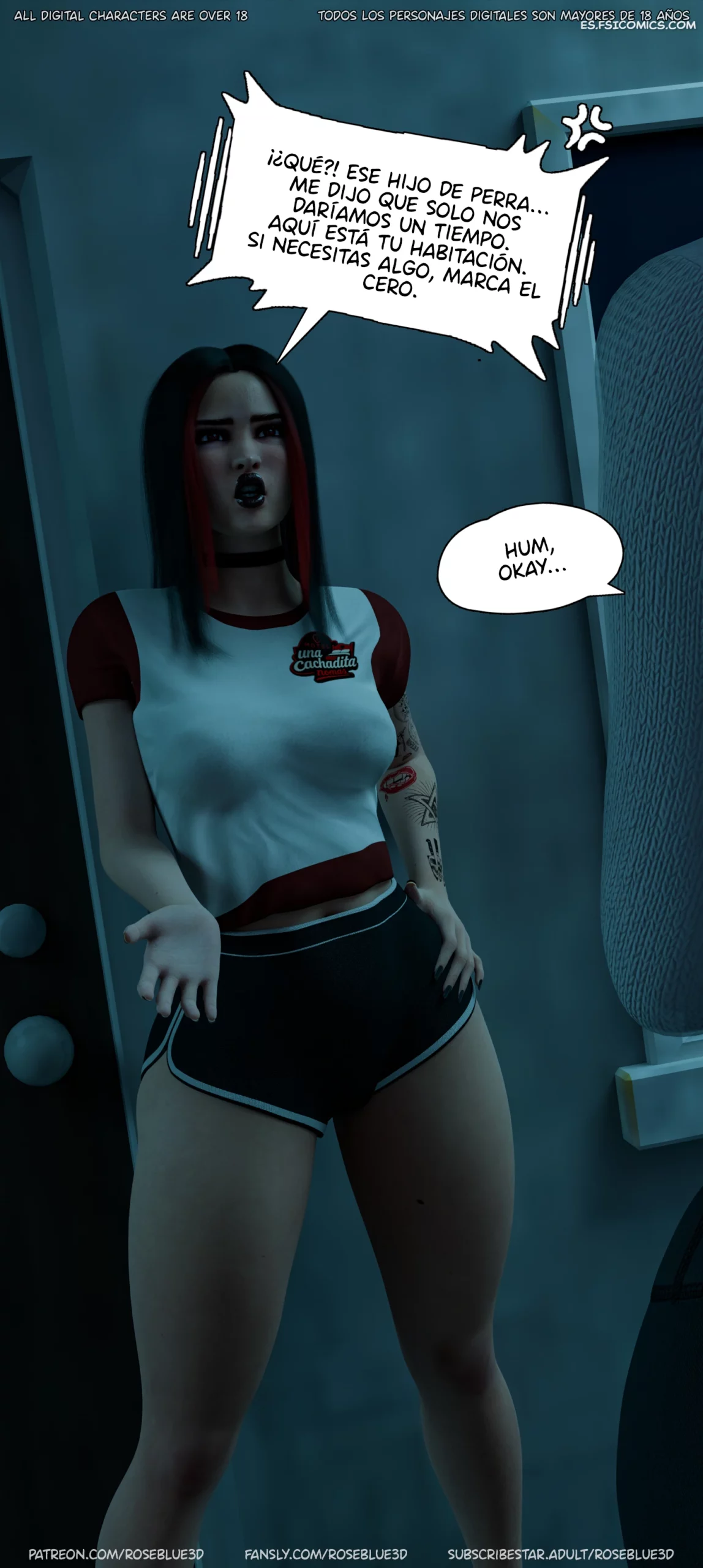 La Viuda De Mi Vecina Capítulo 54 – Rose Blue 3D - 116 - FSI Comics la viuda de mi vecina capitulo 54 rose blue 3d 116