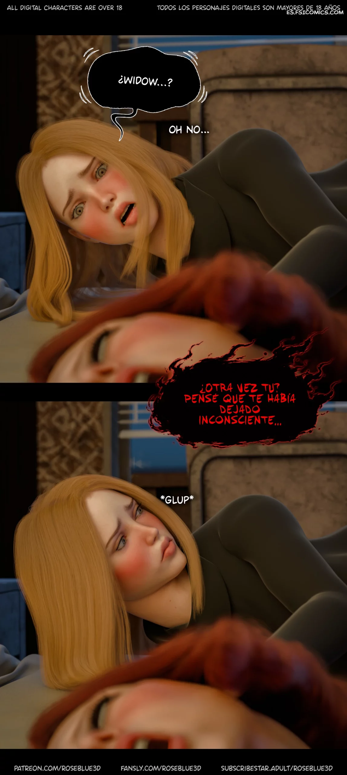 La Viuda De Mi Vecina Capítulo 54 – Rose Blue 3D - 151 - FSI Comics la viuda de mi vecina capitulo 54 rose blue 3d 151