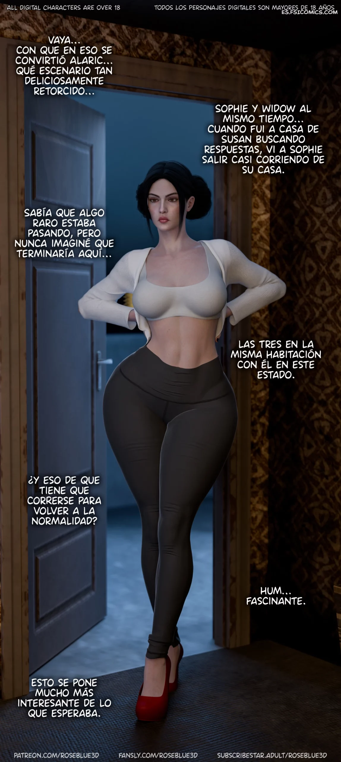 La Viuda De Mi Vecina Capítulo 55 – Rose Blue 3D - 5 - FSI Comics la viuda de mi vecina capitulo 55 rose blue 3d 005