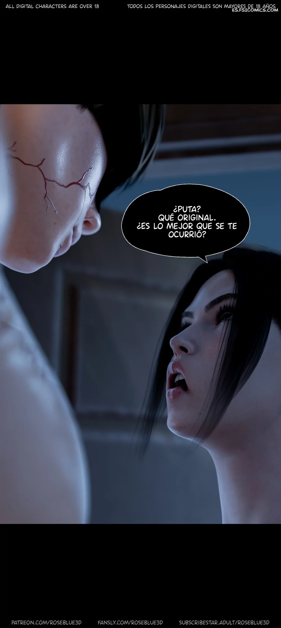 La Viuda De Mi Vecina Capítulo 55 – Rose Blue 3D - 8 - FSI Comics la viuda de mi vecina capitulo 55 rose blue 3d 008