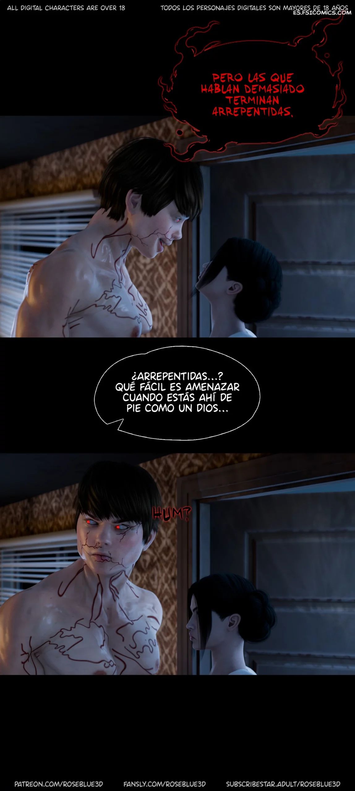 La Viuda De Mi Vecina Capítulo 55 – Rose Blue 3D - 10 - FSI Comics la viuda de mi vecina capitulo 55 rose blue 3d 010