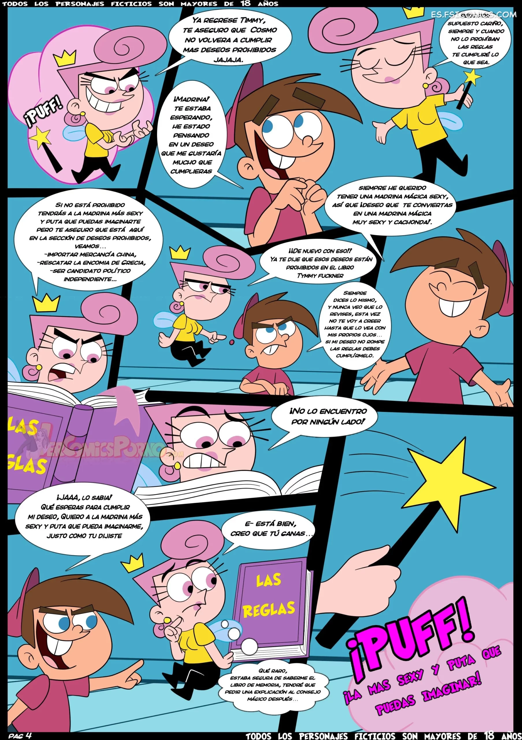 los padrinos magicos rompiendo las reglas capitulo 1 vercomicsporno 005
