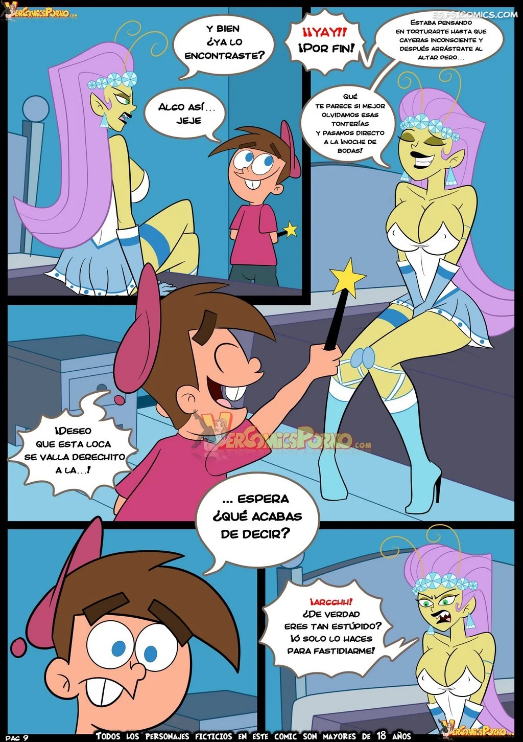 los padrinos magicos rompiendo las reglas capitulo 4 vercomicsporno 010