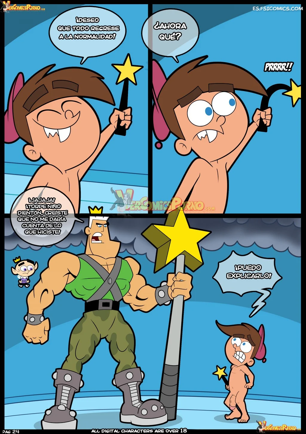 los padrinos magicos rompiendo las reglas capitulo 6 vercomicsporno 025