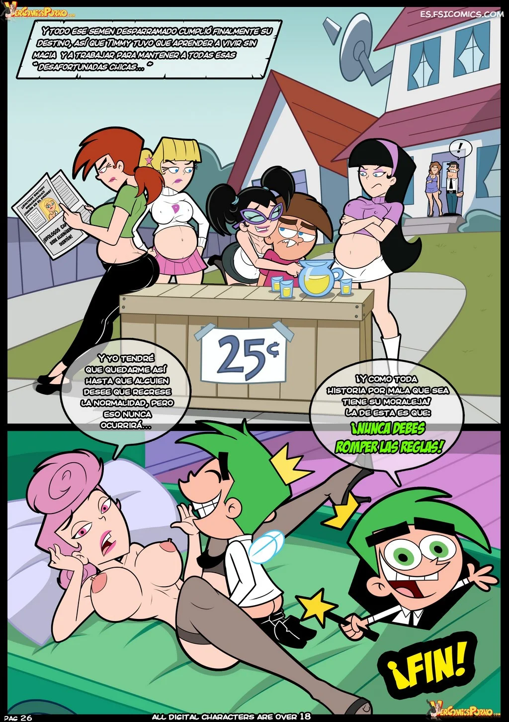 los padrinos magicos rompiendo las reglas capitulo 6 vercomicsporno 027