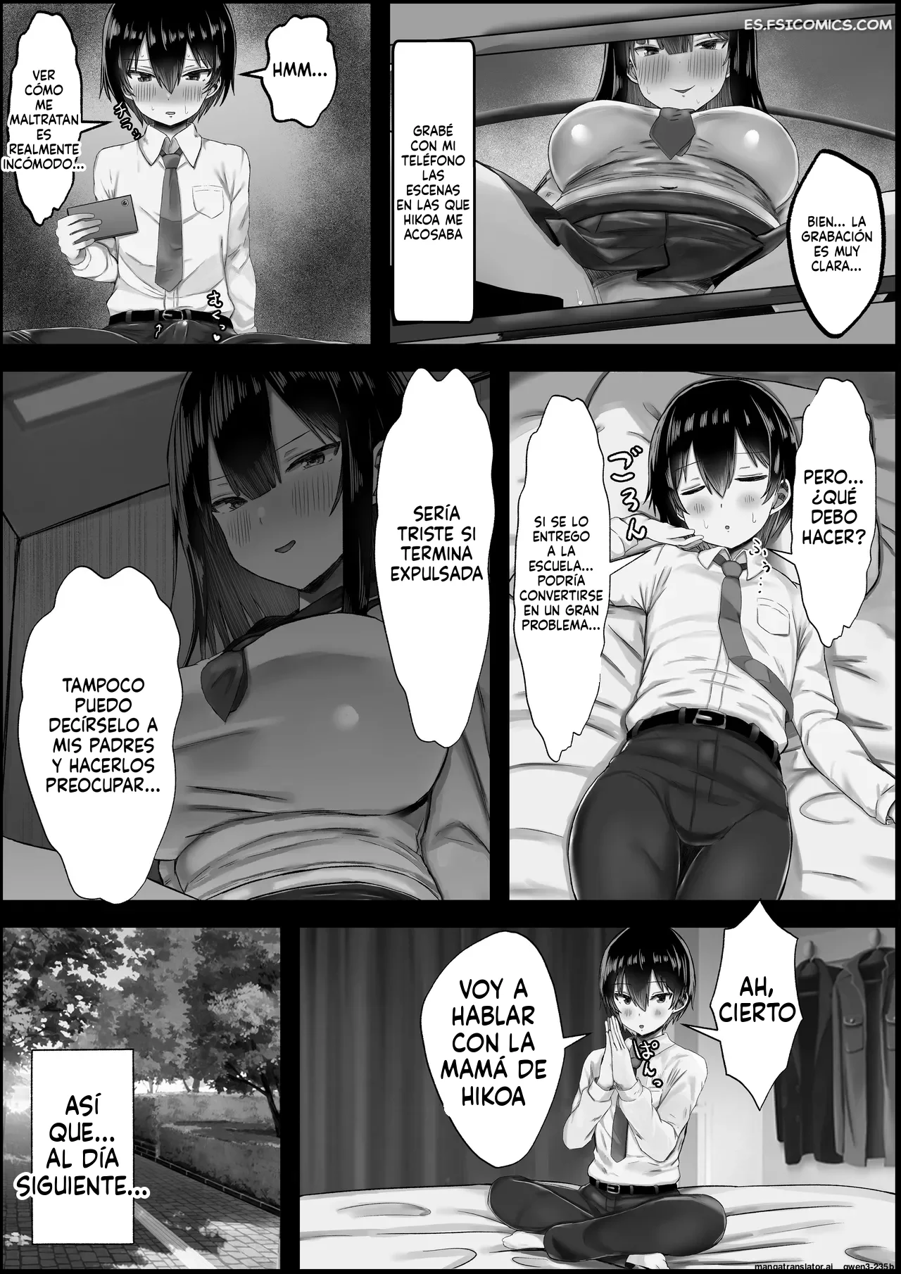 termine teniendo una sesion de sexo salvaje y desenfrenado con la amiga de la infancia que solia acosarme y tambien con su madre hagure moguri 005 - FSI Comics