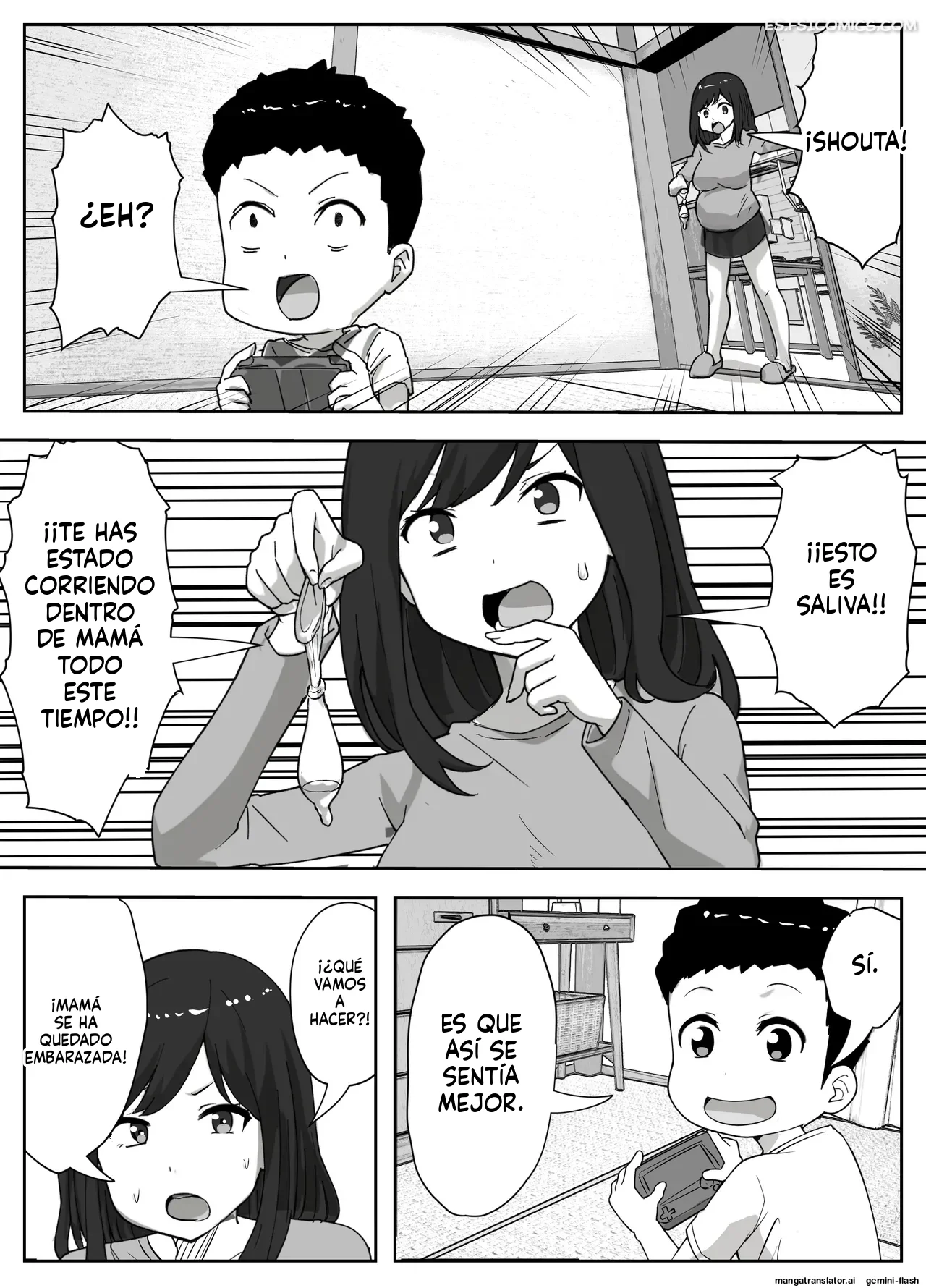 una historia sobre una madre que quiere mantener alejada a la madre de su hijo mtl 039 - FSI Comics
