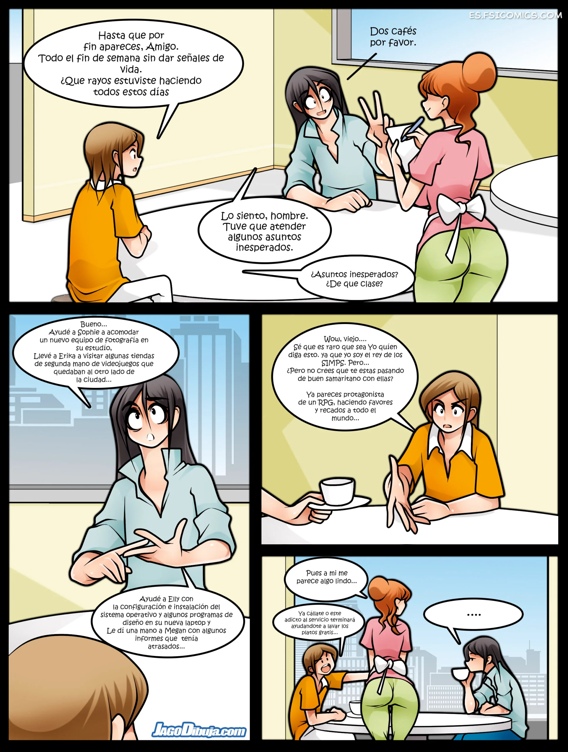 viviendo con hipstergirl y gamergirl jagodibuja 001