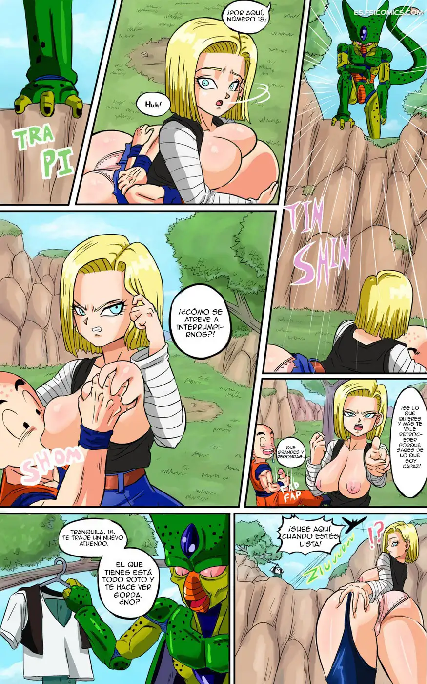 android 18 meets krillin pink pawg 006 - FSI Comics