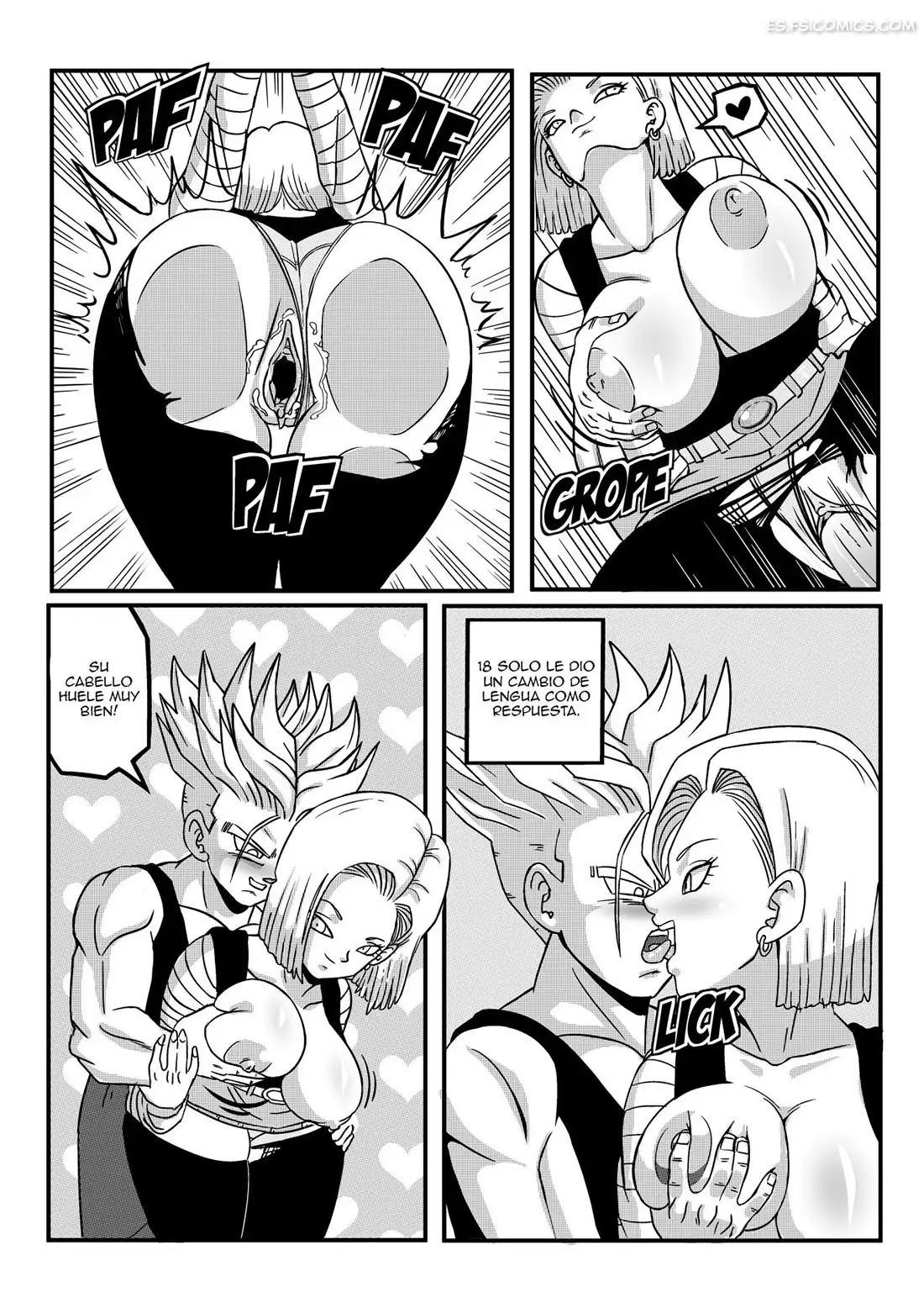 android 18 stays in the future pink pawg 009 - FSI Comics