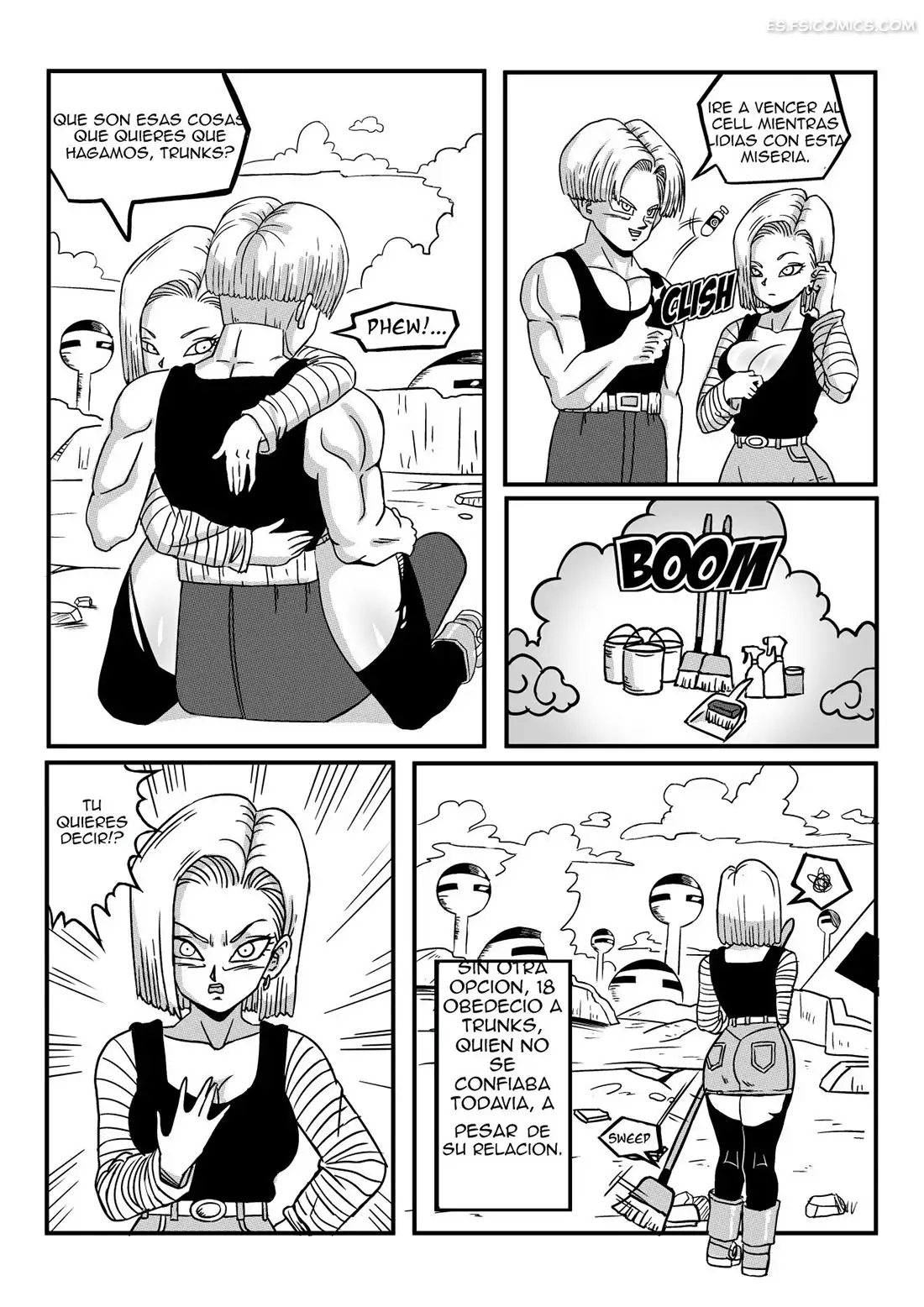 android 18 stays in the future pink pawg 013 - FSI Comics
