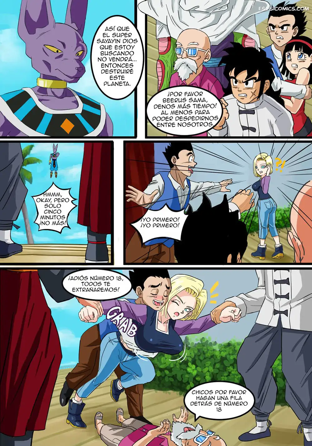 android 18 the goddess wife pink pawg 002 - FSI Comics