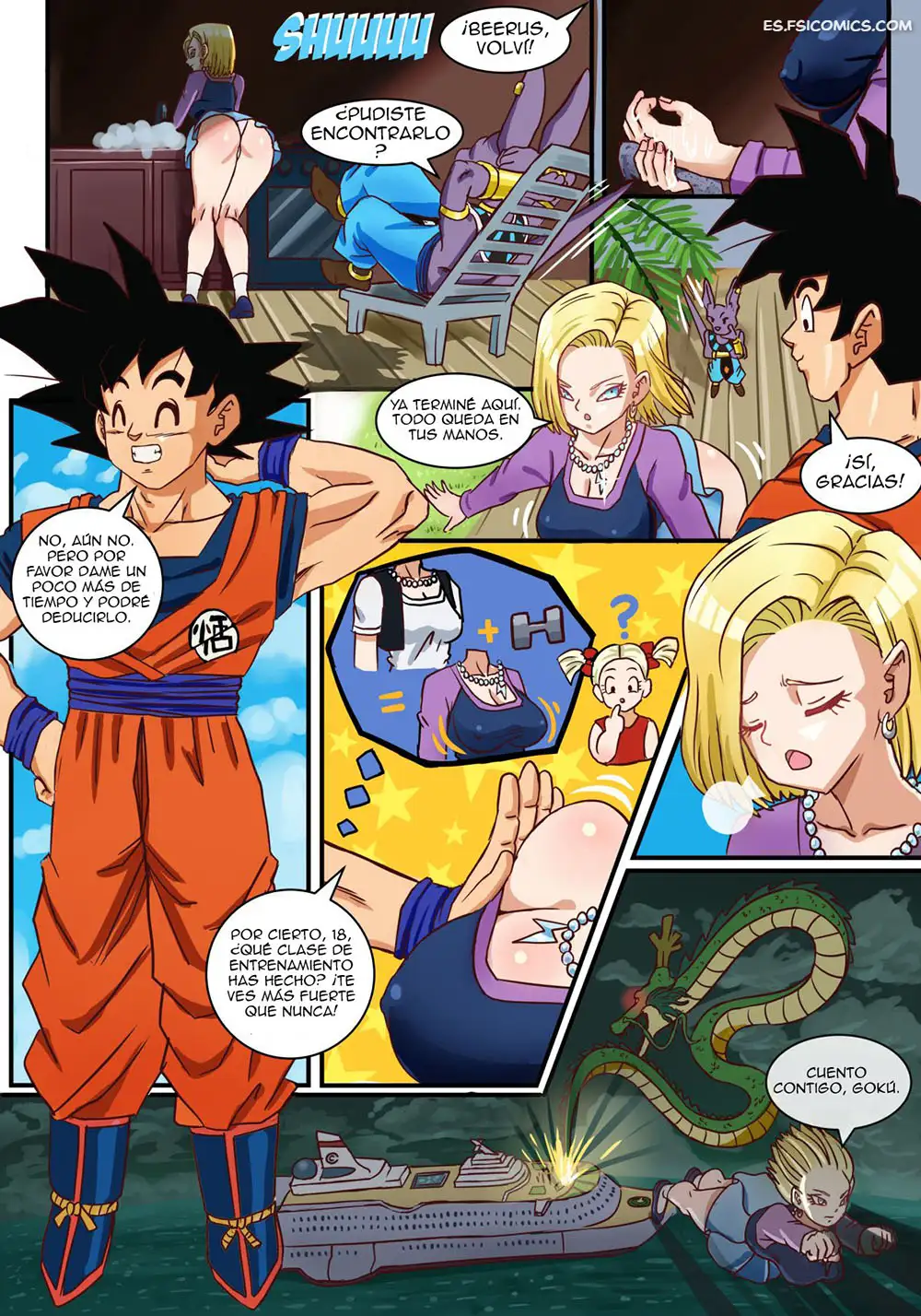 android 18 the goddess wife pink pawg 007 - FSI Comics